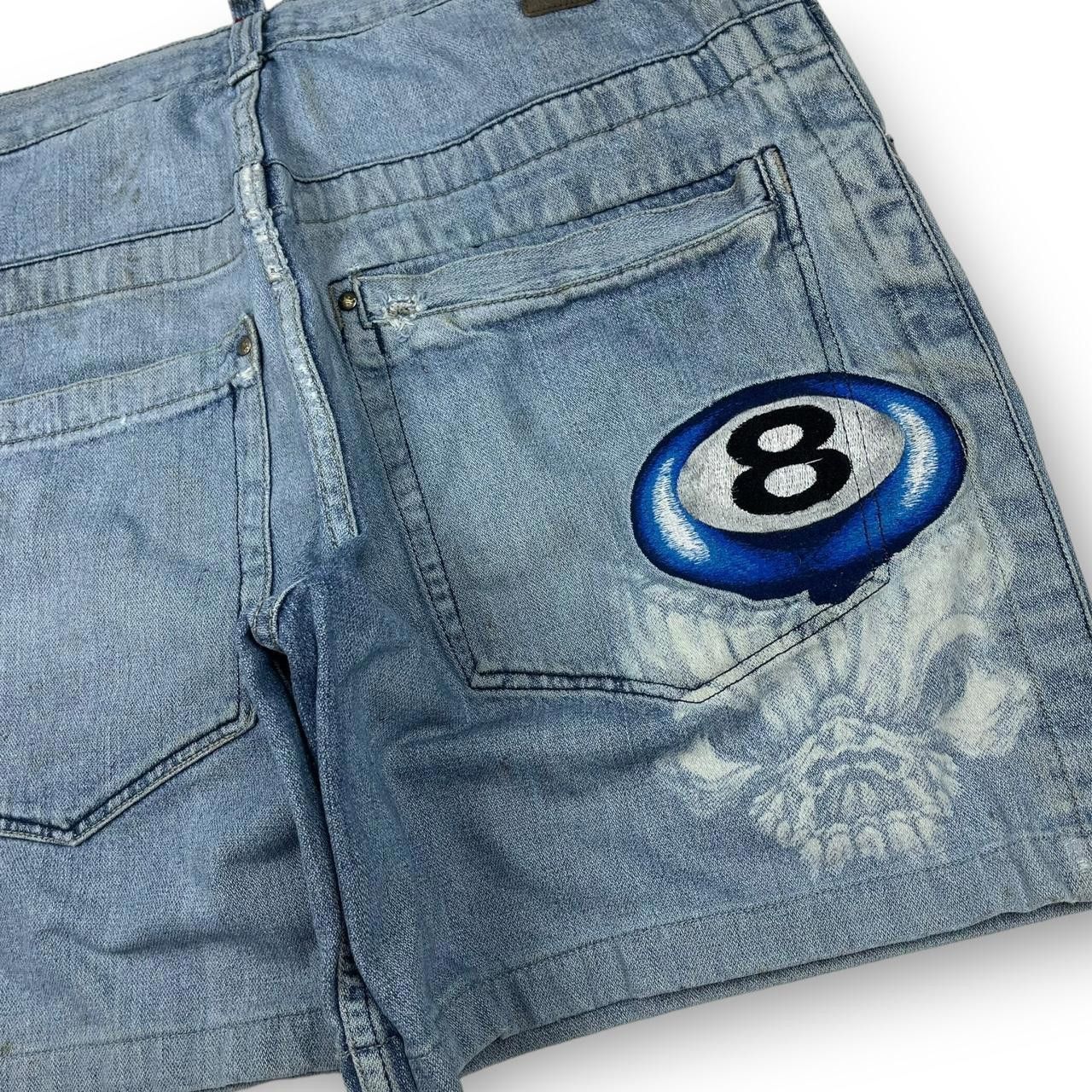 JNCO JNCO Men's Blue Shorts Size US 36 / EU 52 - 2 Thumbnail