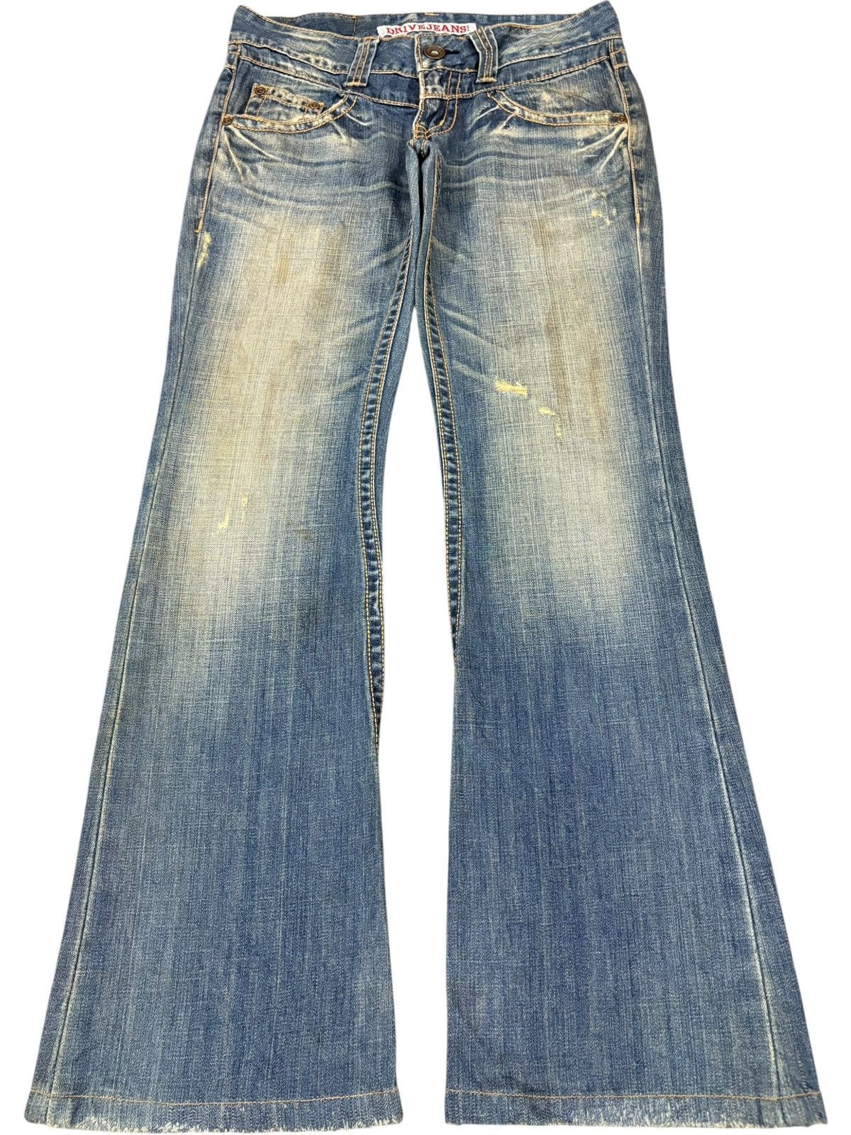 Japanese Brand Vintage Japanese Brand Mud Wash Bootcut Flare Jeans Size US 28 / EU 44 - 1 Thumbnail
