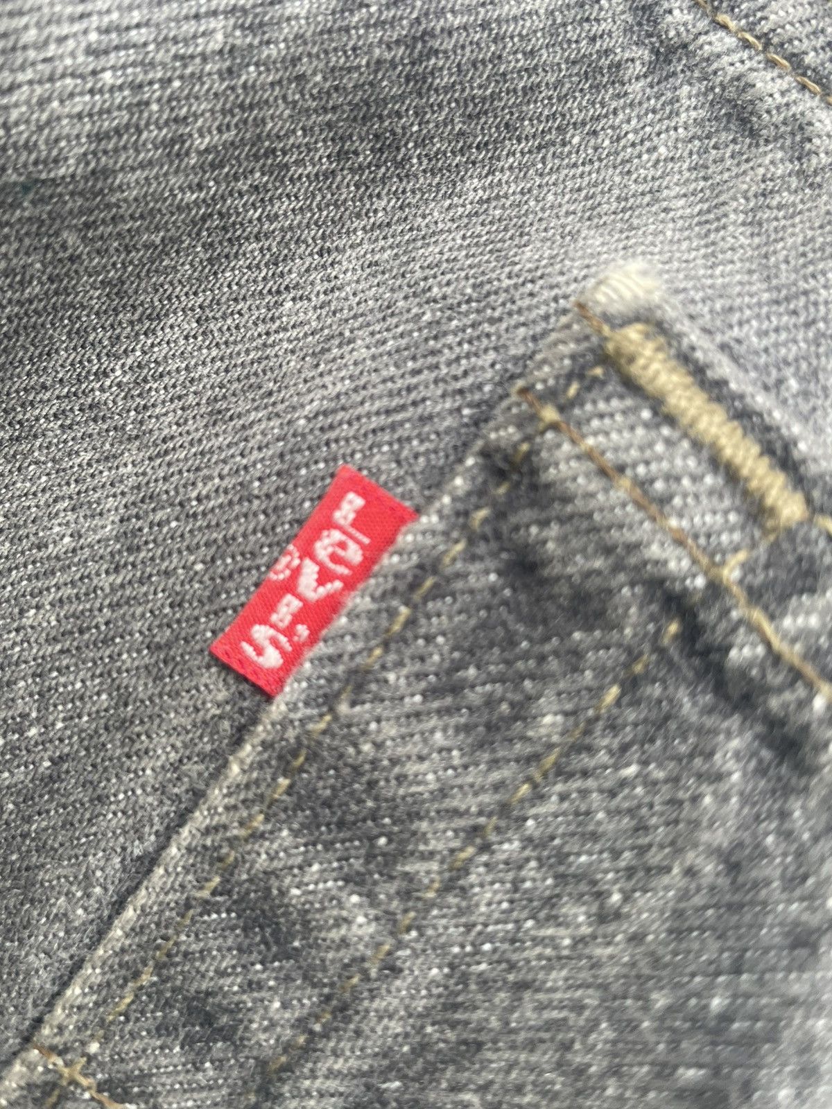 Levi's × Vintage Vintage 1991 Levis 501 e Faded Denim Size US 35 - 17 Thumbnail