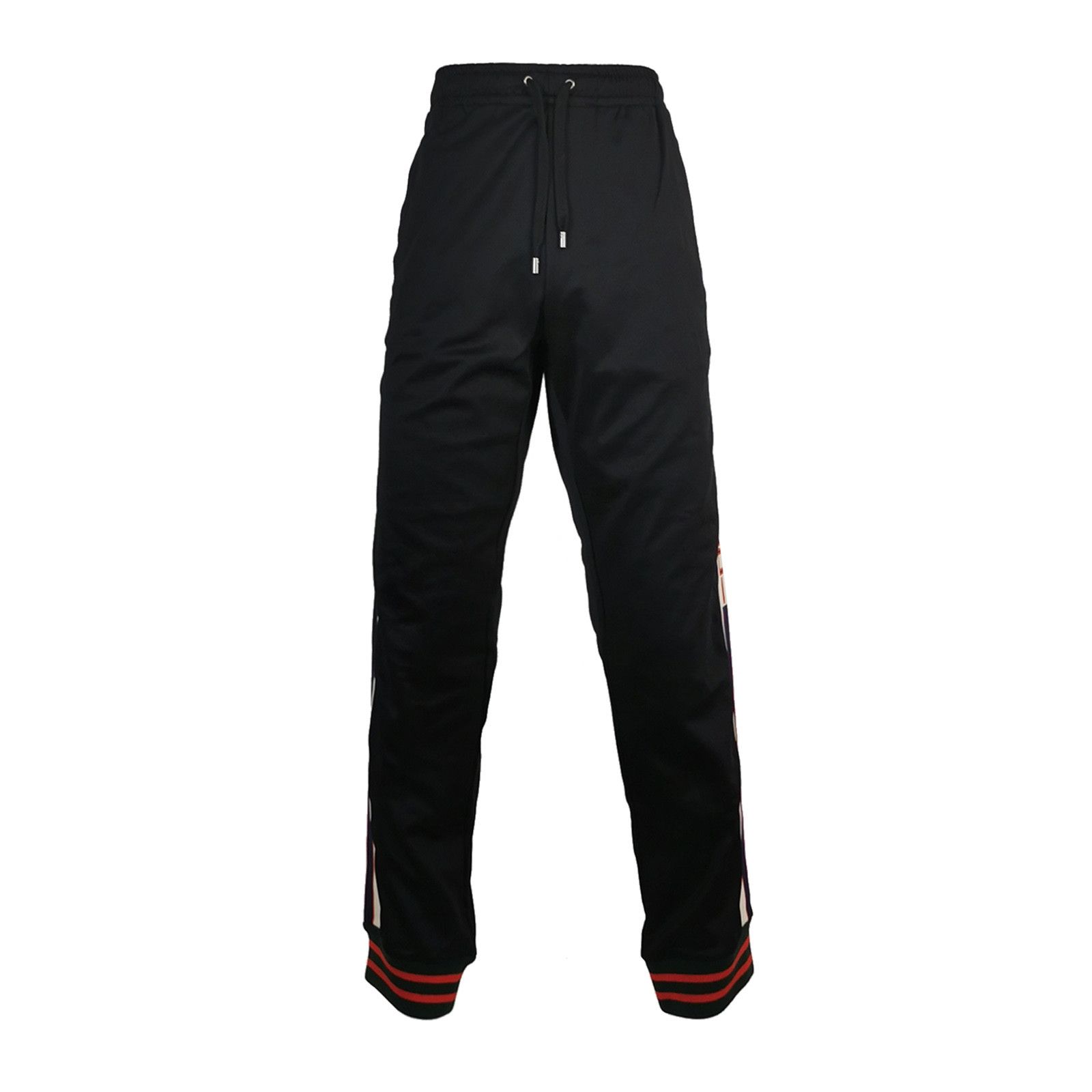 Gucci Gucci Black Stripe-Cuff Drawstring Pants L Size US 32 / EU 48 - 1 Thumbnail