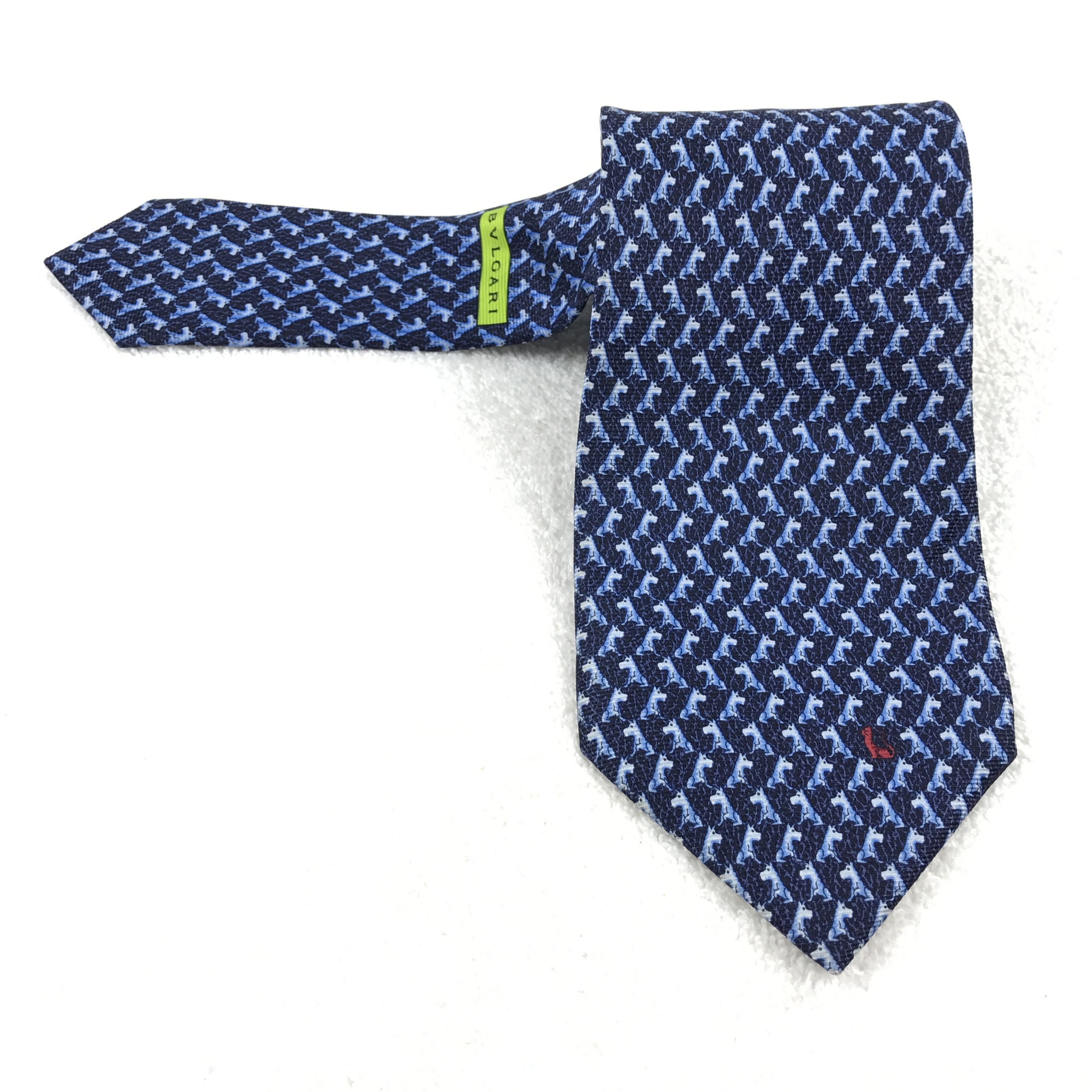 Vintage Bvlgari Silk Necktie