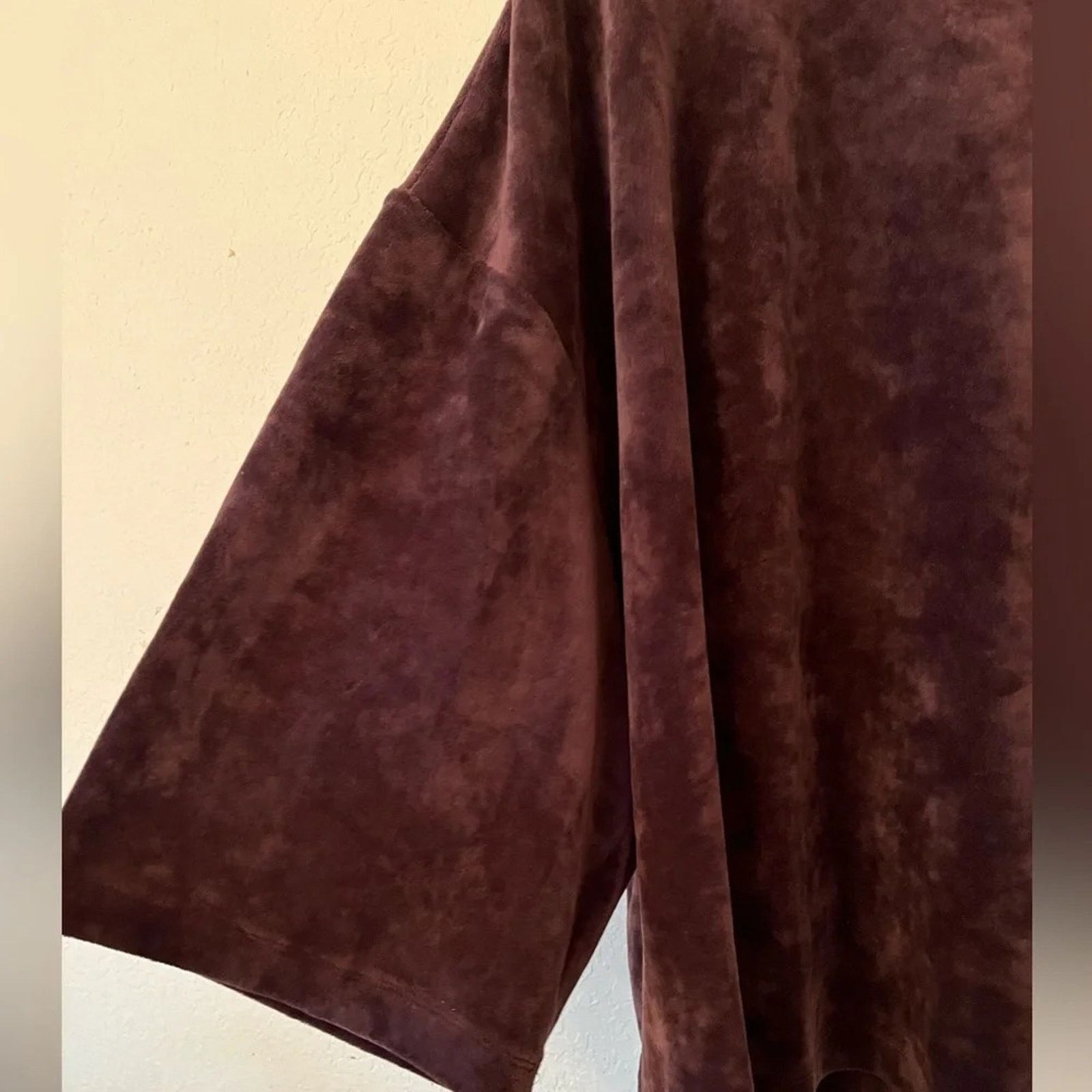 J. Jill J. Jill soft crushed velvet dropped shoulder top, size Large Size L / US 10 / IT 46 - 2 Thumbnail