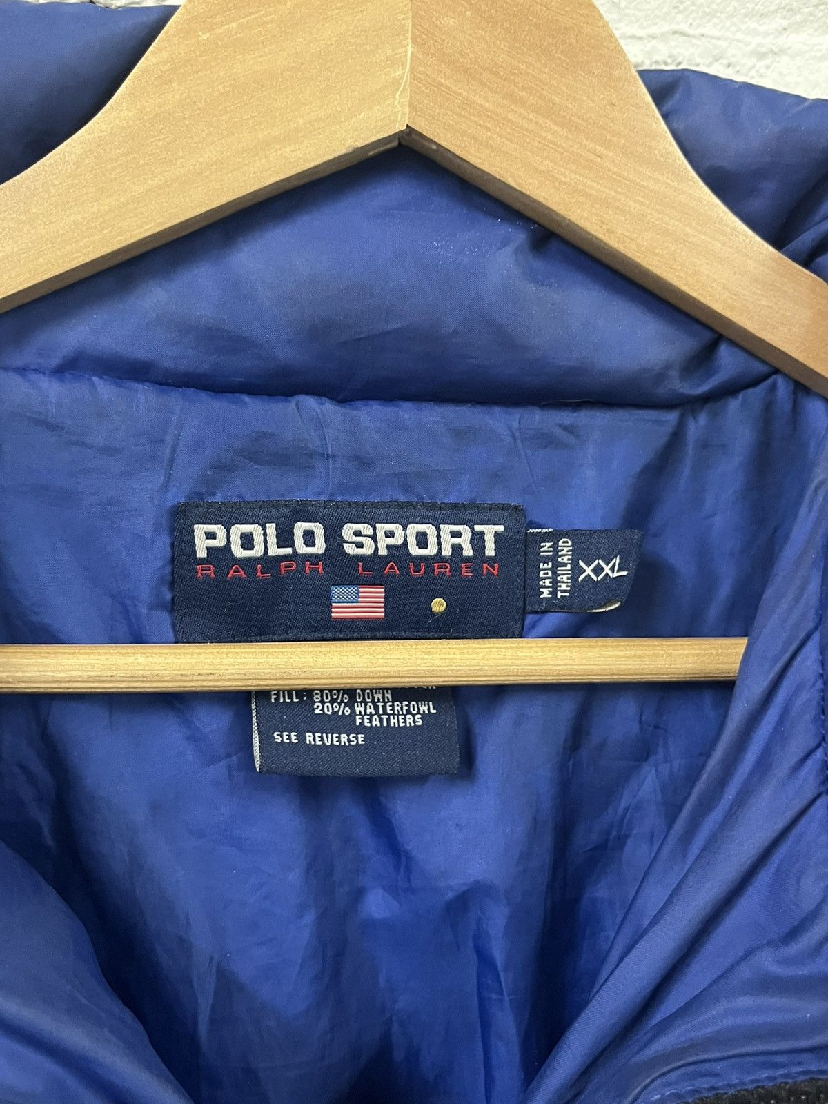 Polo Ralph Lauren Vintage polo sport black down puffer jacket rare 90s hype Size US XXL / EU 58 / 5 - 10 Thumbnail