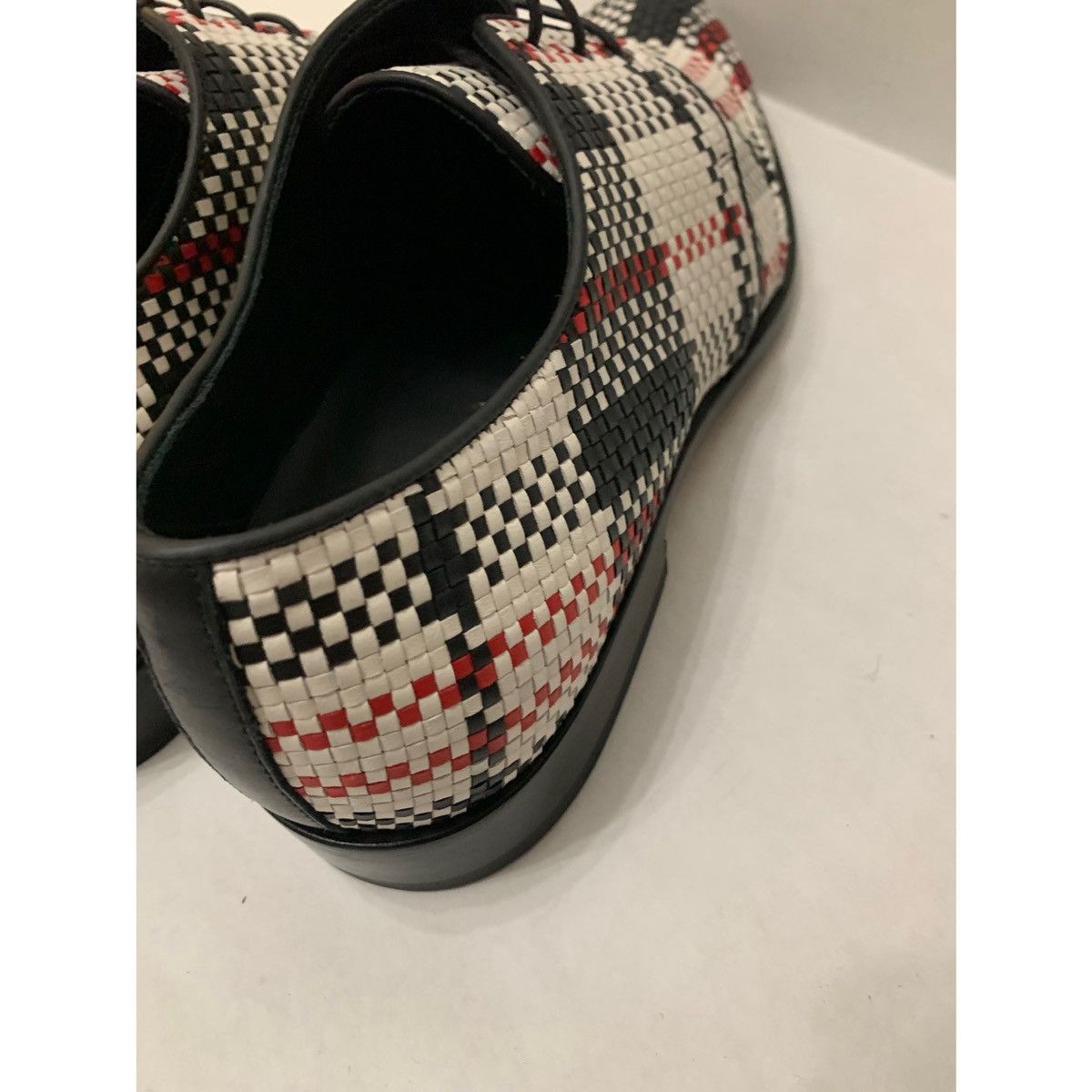 Helmut Lang HELMUT LANG WOVEN OXFORD LEATHER SHOES Size US 10 / EU 43 - 19 Thumbnail