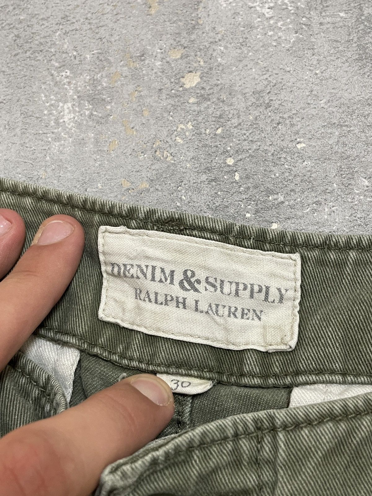 Denim & Supply Ralph Lauren Denim & Supply Ralph Lauren Green Washed Distressed Shorts Size US 30 / EU 46 - 7 Thumbnail