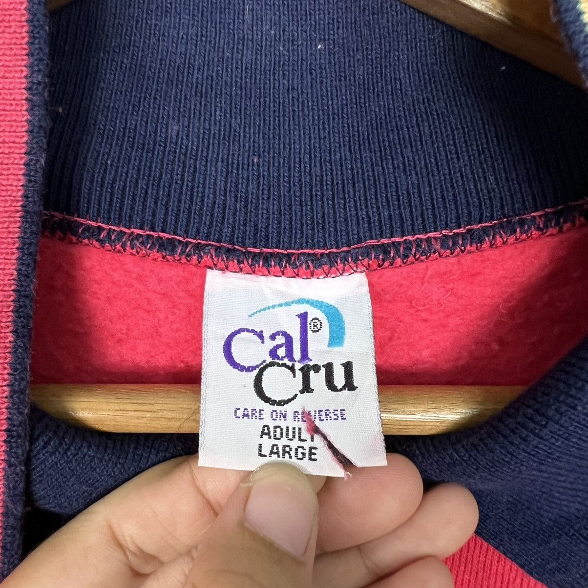 Vintage Vintage 90's CAL CRU Made in Usa Plain Sweatshirt #4102-C186 Size US L / EU 52-54 / 3 - 9 Thumbnail