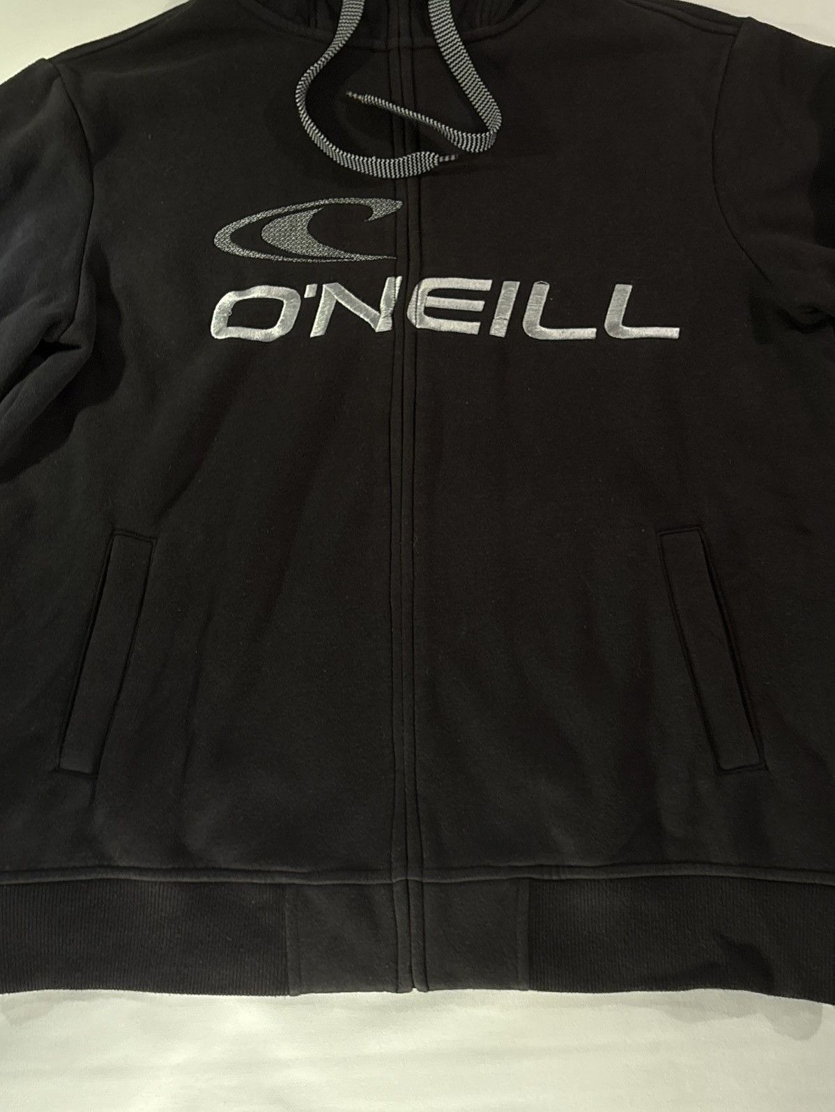 O'Neill Y2K O'Neill Stitch Geometric Fleece Lined Zip Up Hoodie Sz L Size US L / EU 52-54 / 3 - 3 Thumbnail