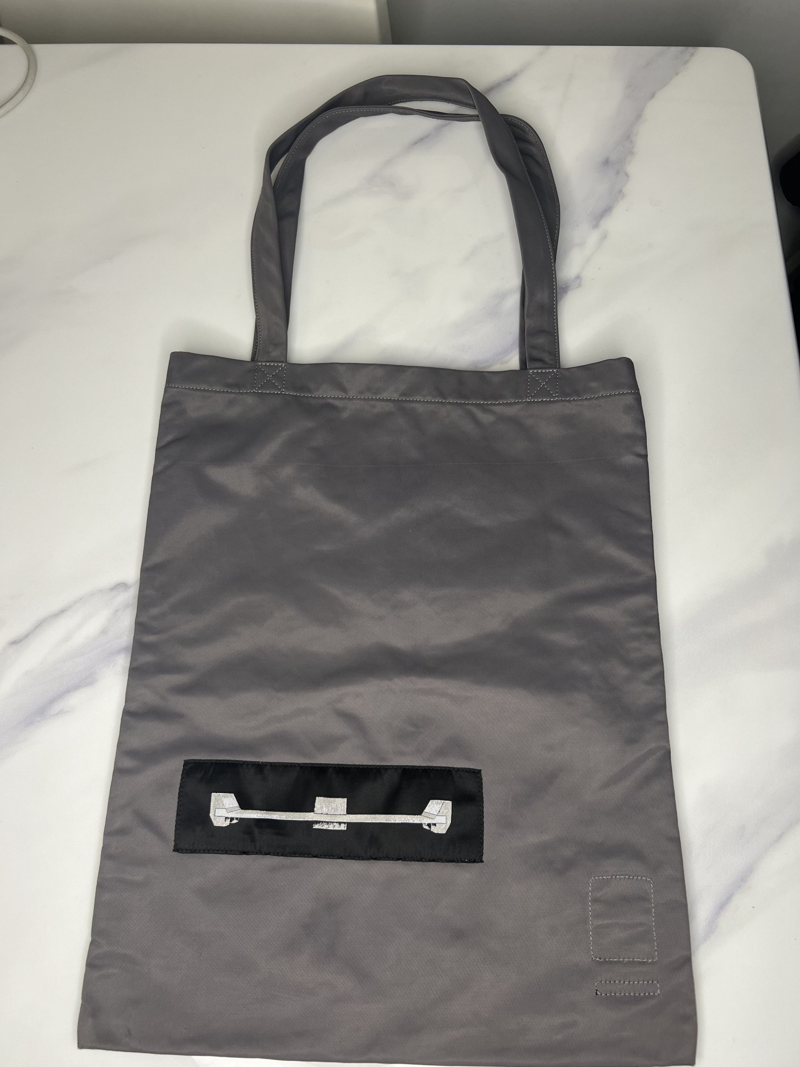 Rick Owens Drkshdw DRKSHDW Grey/Blue Medium Techno Trench Tote Size ONE SIZE - 2 Thumbnail