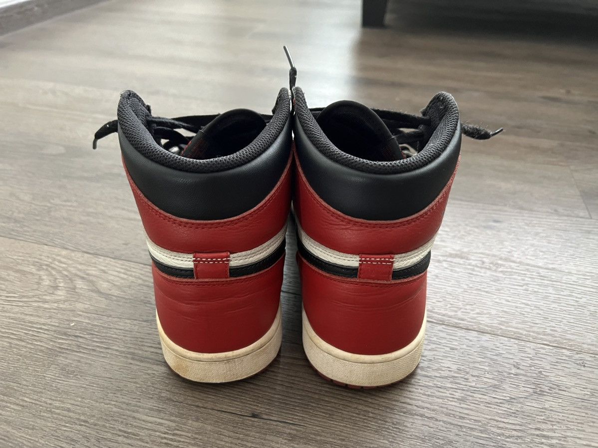 Jordan Brand × Nike Jordan 1 Retro High Bred Toe Size US 10 / EU 43 - 2 Thumbnail
