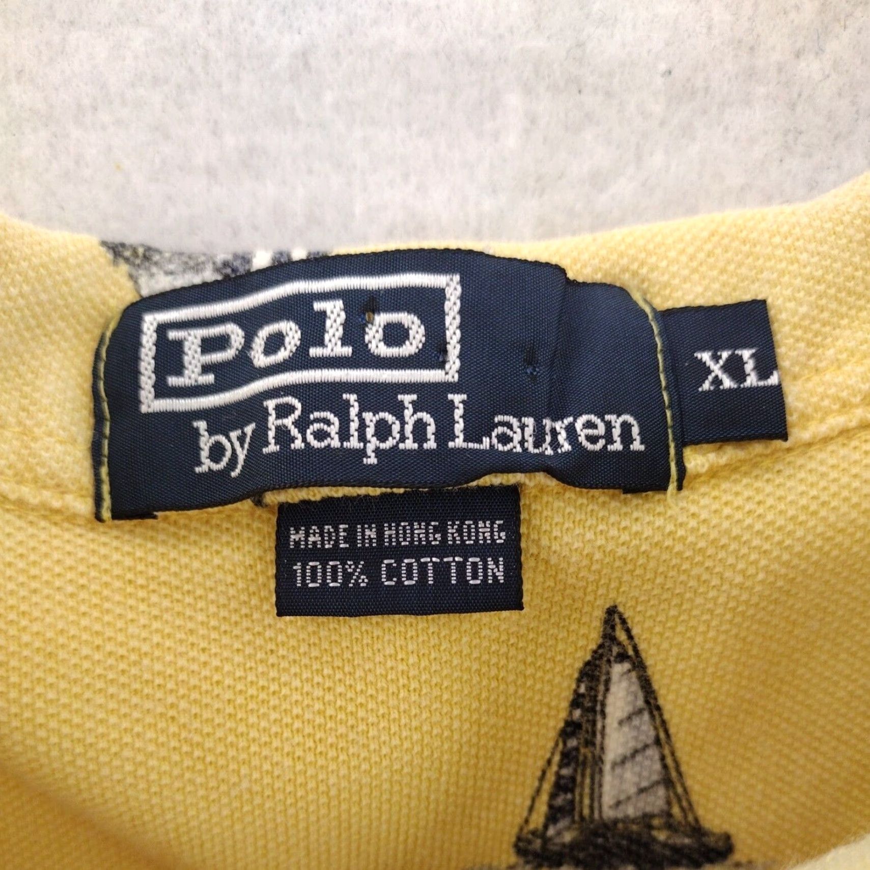 Polo Ralph Lauren VINTAGE Polo Ralph Lauren Shirt Mens XL Red Sail Boats polo Preppy 90s Beach American Size US XL / EU 56 / 4 - 5 Thumbnail