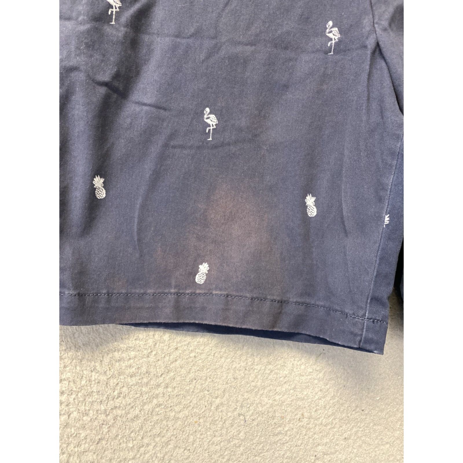 Izod IZOD Golf Shorts 35 Navy Chino 9.5 Inseam 5-Pocket Regular Mens Size US 35 - 7 Thumbnail