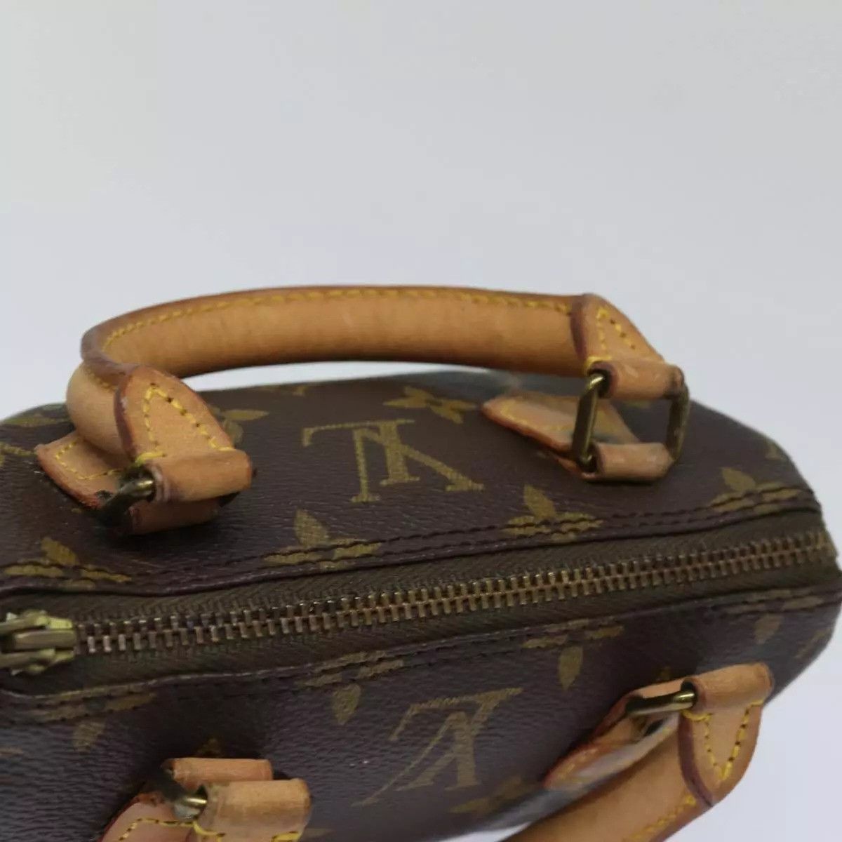 Louis Vuitton LOUIS VUITTON Monogram Mini Speedy Hand Bag Vintage Size ONE SIZE - 15 Thumbnail