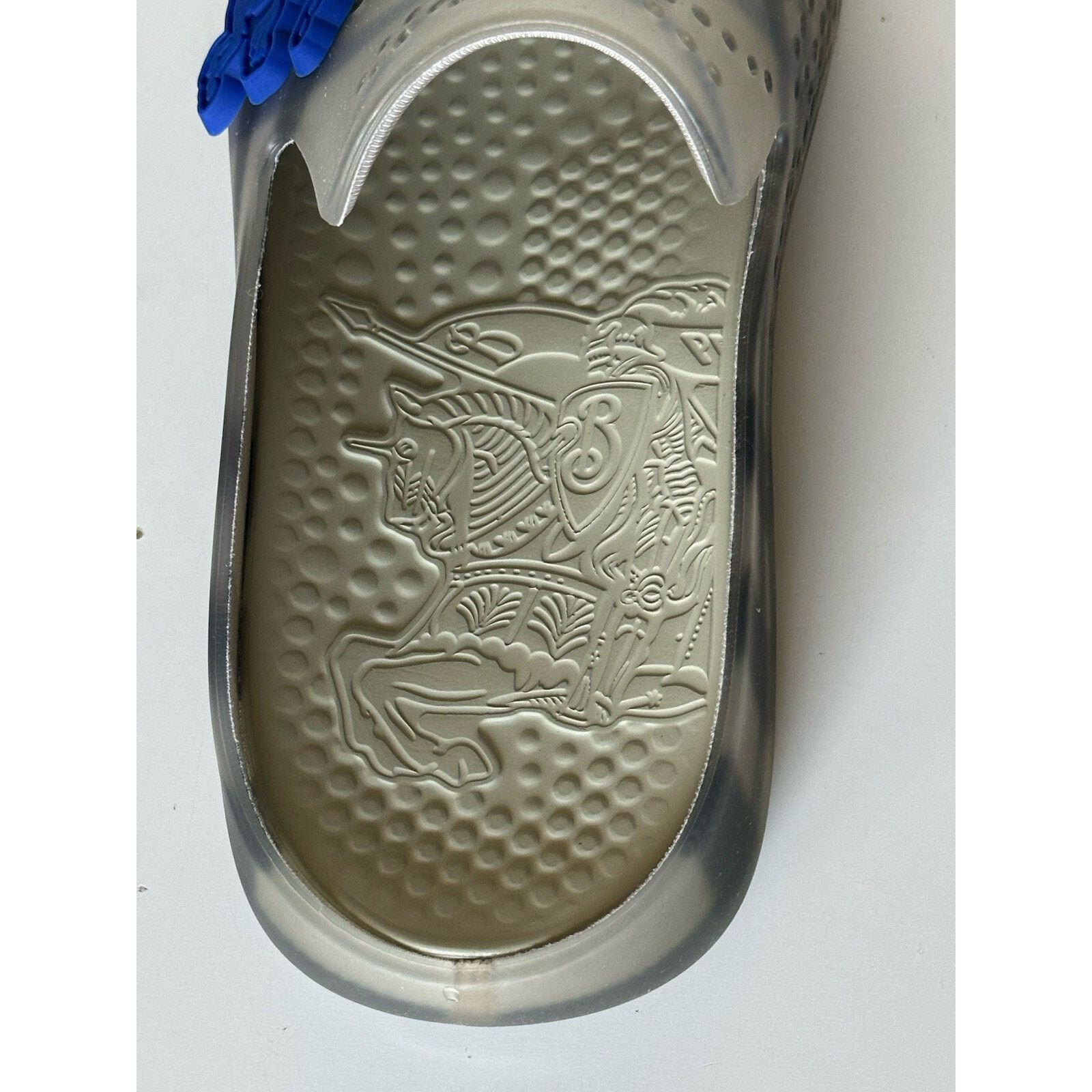 Burberry Burberry Mens Stingray Rubber Lichen Sandals 11 (44) 8088962 Size US 11 / EU 44 - 10 Thumbnail