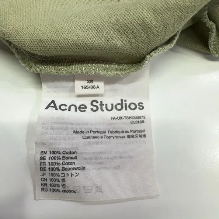 Acne Studios Acne Studios Green Short Sleeve T-Shirt Size US XS / EU 42 / 0 - 1 Preview