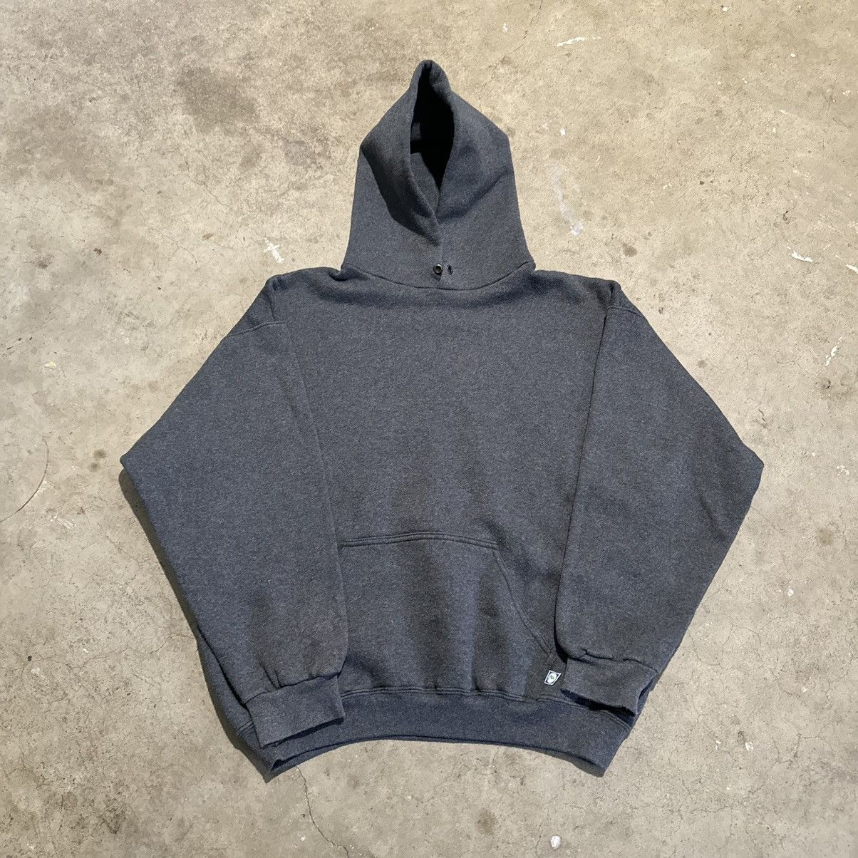 Other VINTAGE GREY BLANK DISCUS ATHLETIC HOODIE! Size US L / EU 52-54 / 3 - 6 Thumbnail