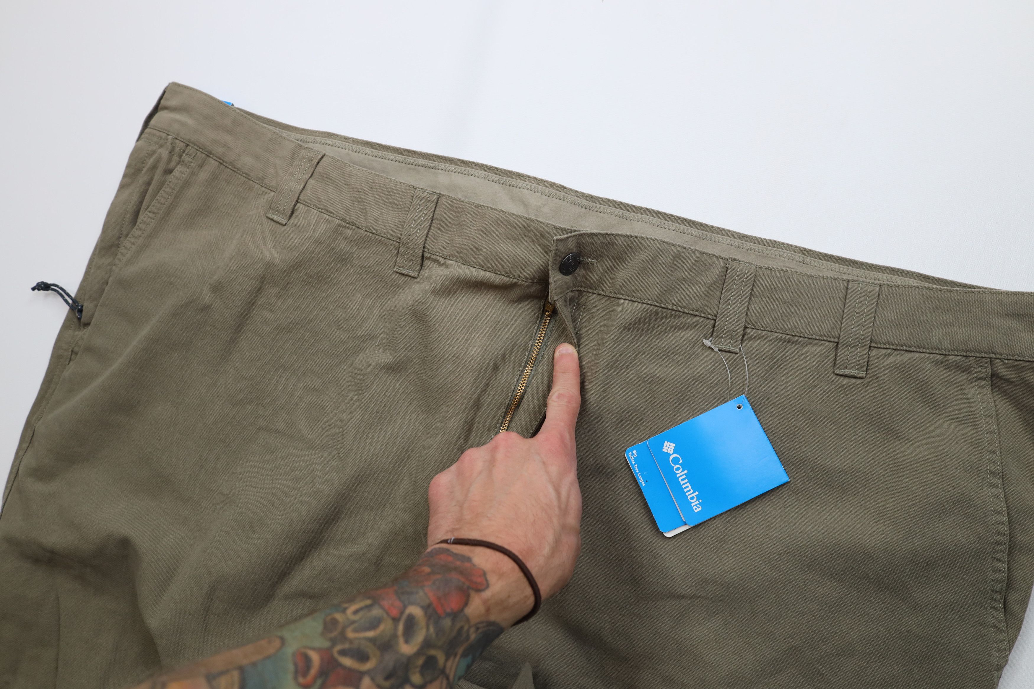 Columbia Deadstock Vintage Y2K Columbia Trekking Wide Leg Pants Green Size US 44 / EU 60 - 6 Thumbnail