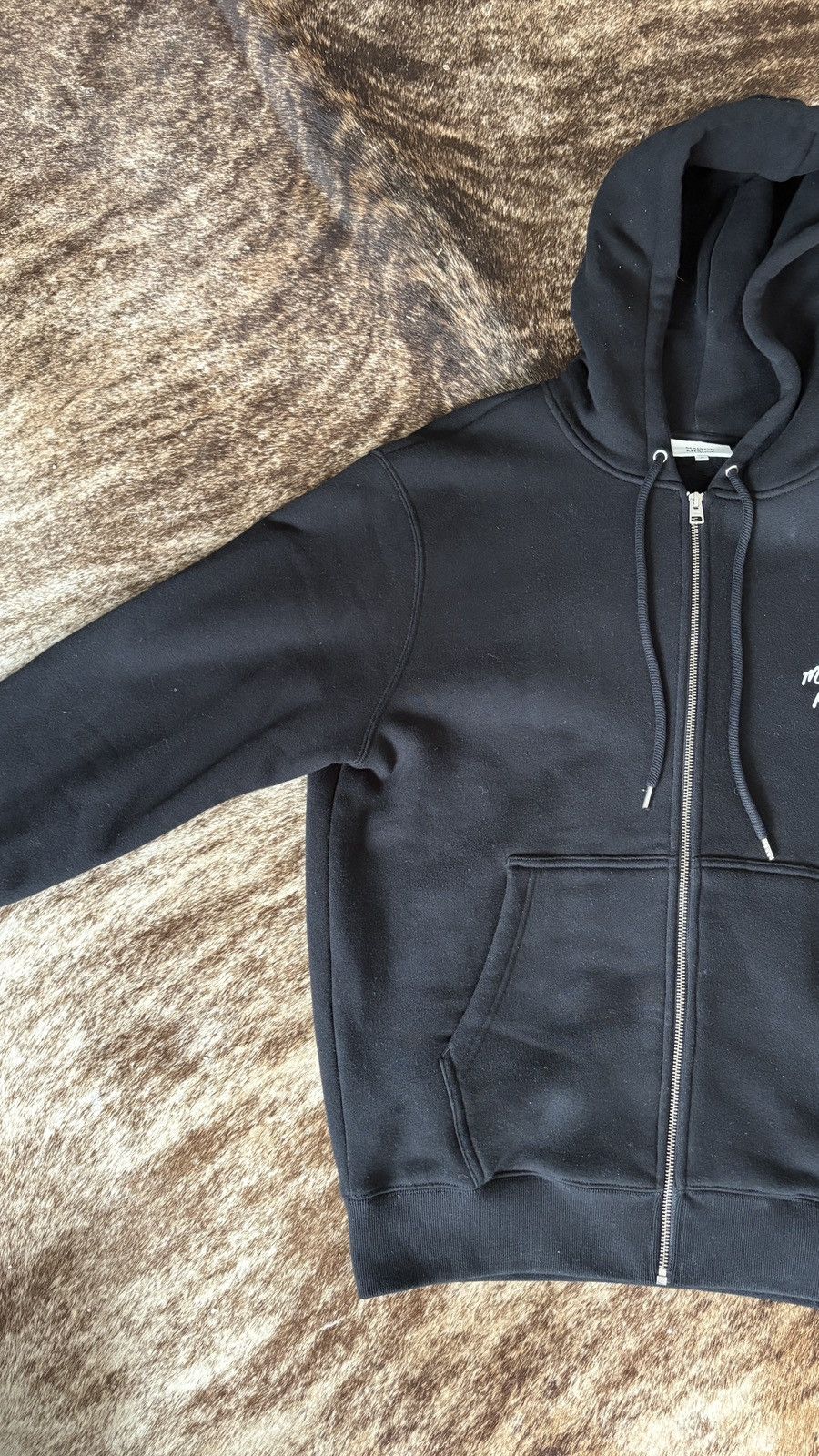 Maison Kitsune Maison Kitsuné Handwriting Hoodie Black - Size M Size US M / EU 48-50 / 2 - 5 Thumbnail