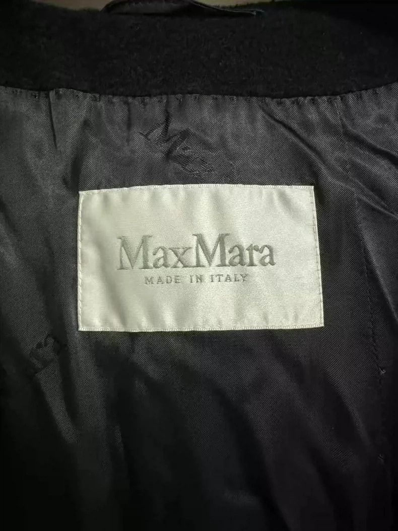 Max Mara Max Mara Black hooded belt cashmere coat jacket Size M / US 6-8 / IT 42-44 - 3 Thumbnail
