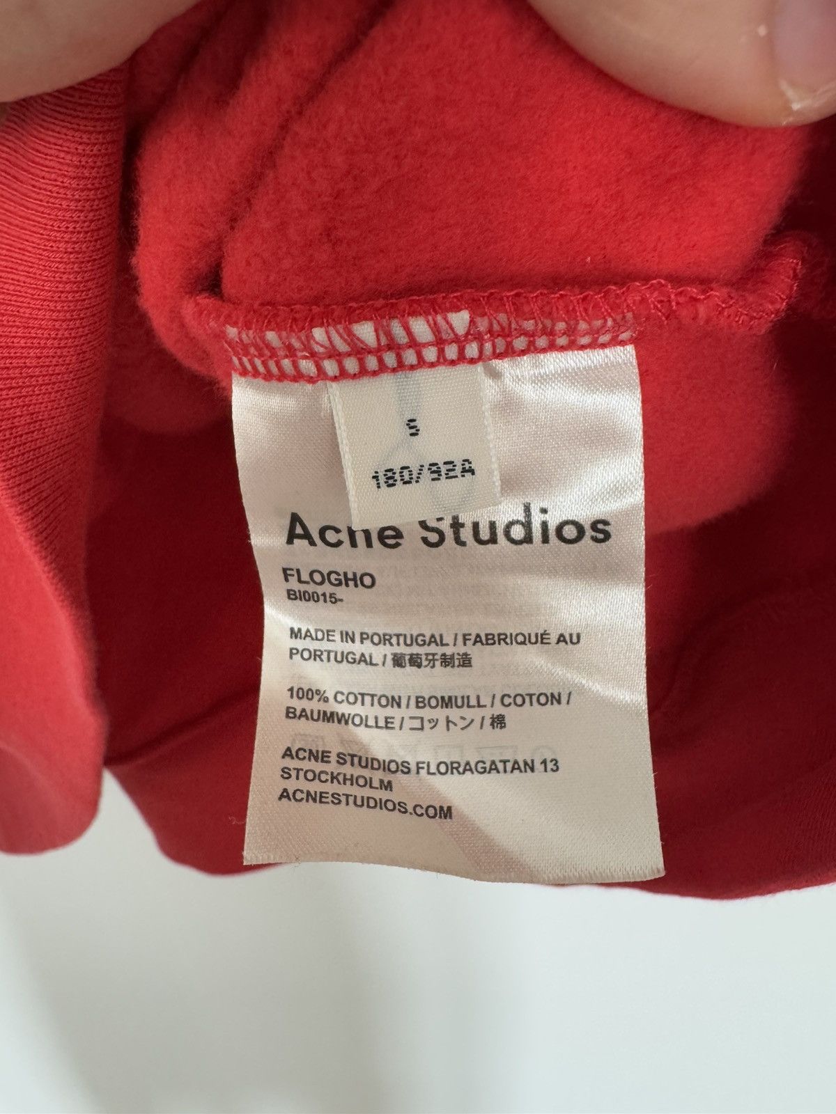 Acne Studios Acne Studios Flogho Crewneck Oversize Boxy Fit Designer Size US S / EU 44-46 / 1 - 5 Thumbnail