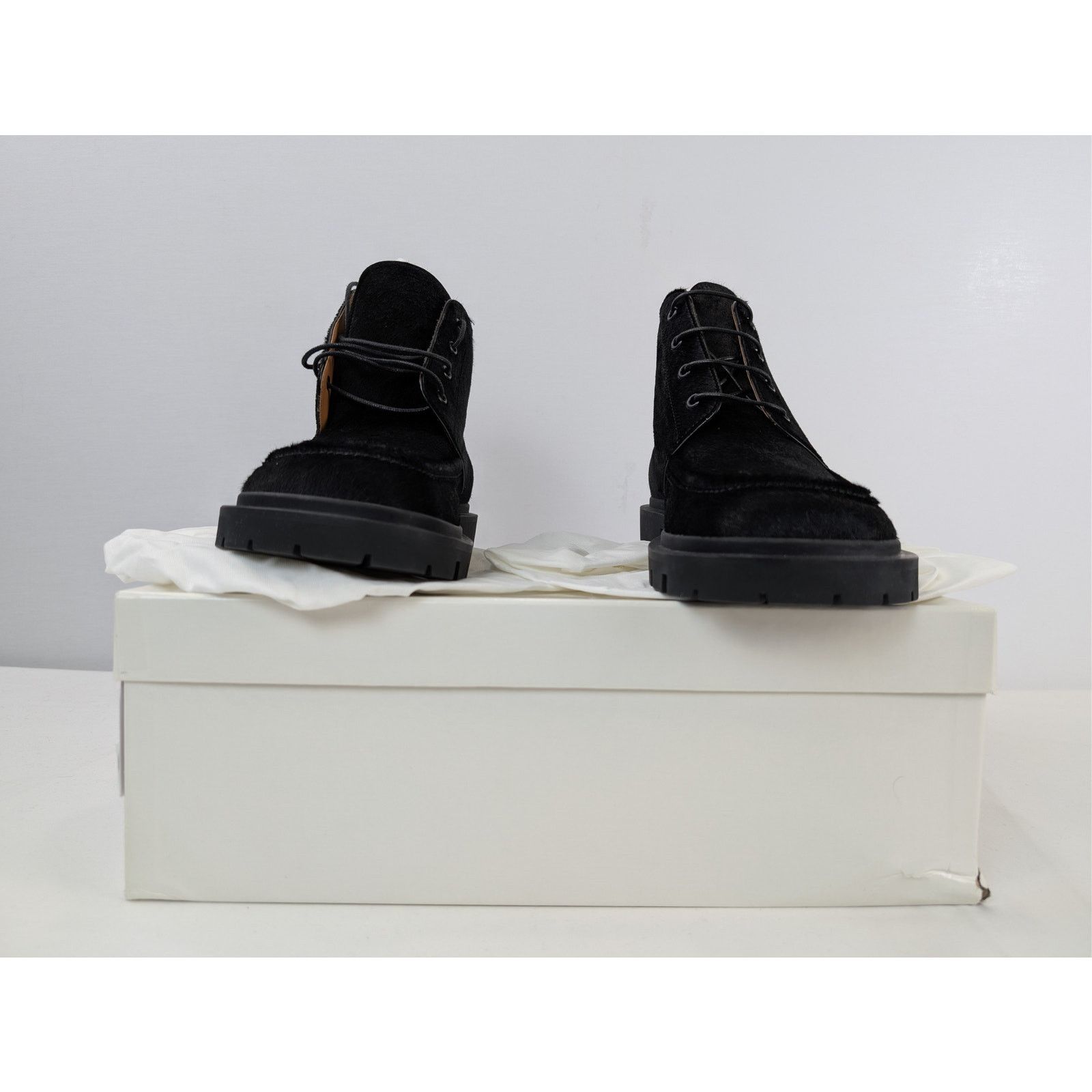 Maison Margiela o1rshd1 Calf Leather Ankle Boots in Black Size US 9 / EU 42 - 16 Thumbnail