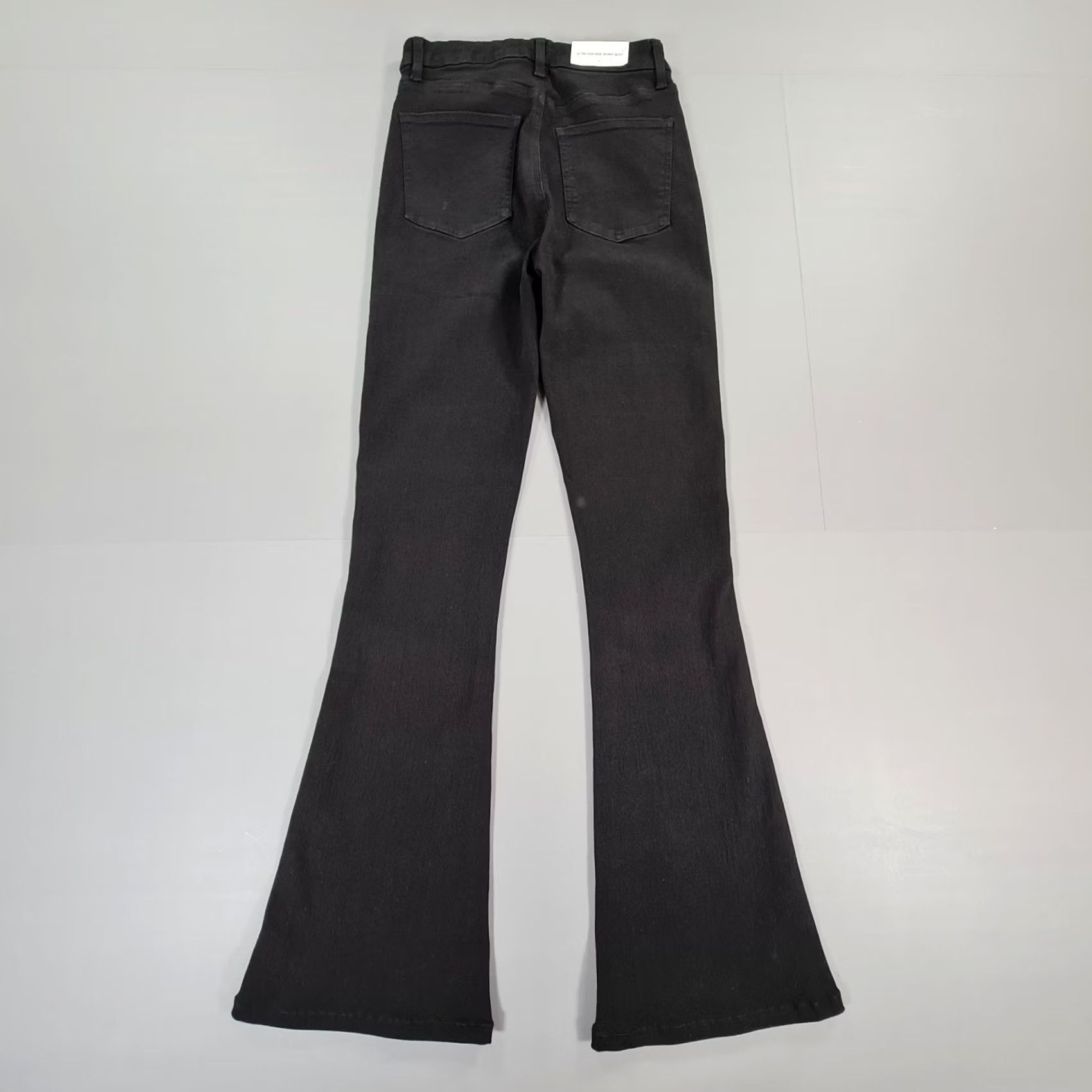 7 For All Mankind 7 For All Mankind Jeans Womens Bootcut High Rise W27 L31 Black Elastic Cotton Denim Zip Fly 5-Pocket Stretch Vintage No Size 27" / US 4 / IT 40 - 7 Thumbnail