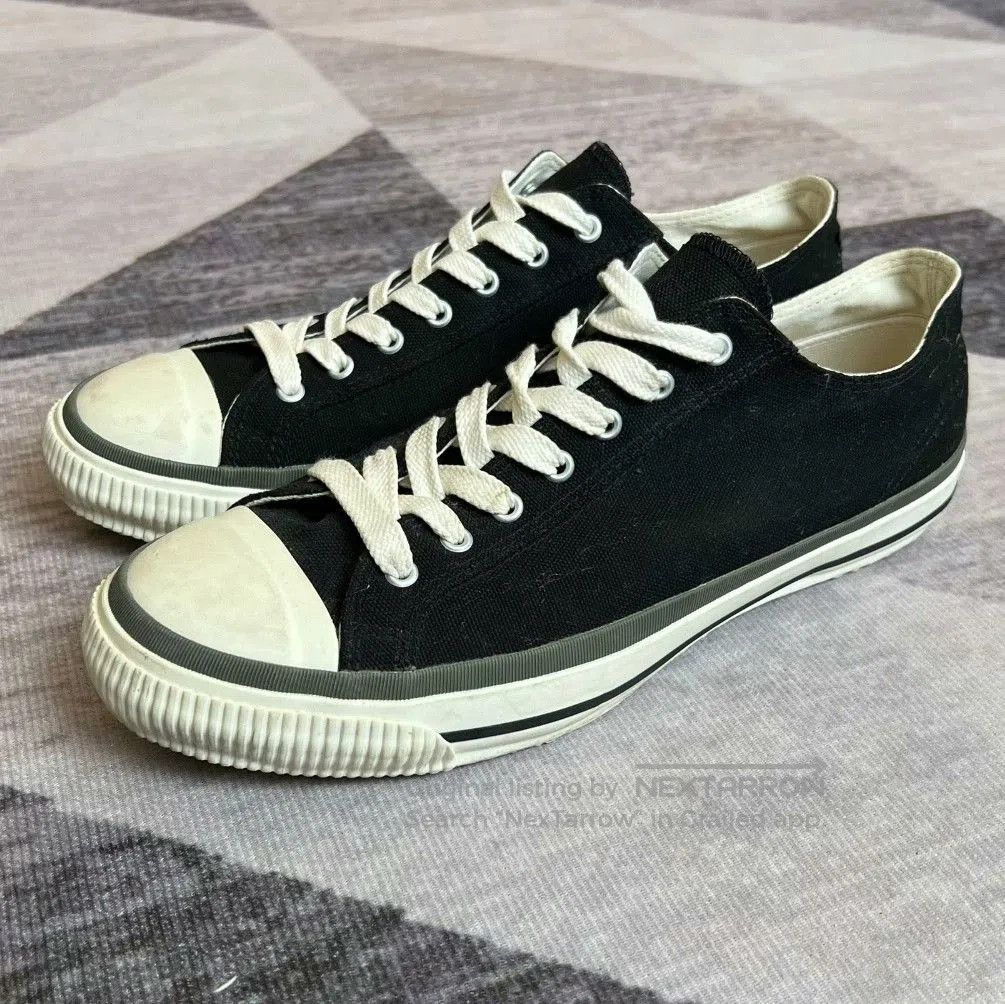 Nigel Cabourn Nigel Cabourn Retro Black Canvas Shoes. Size US 11 / EU 44 - 1 Thumbnail