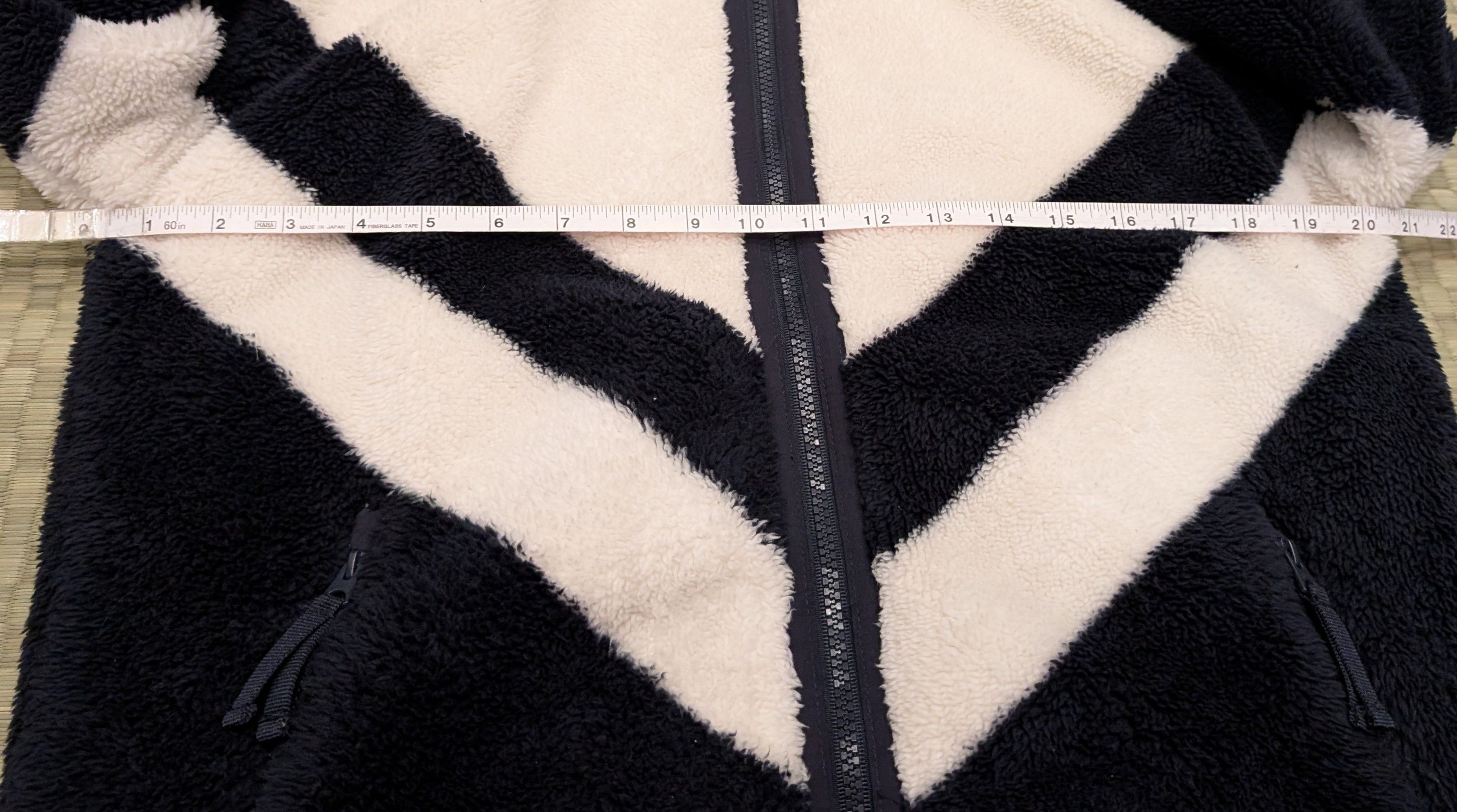Faherty Faherty Ski Stripe High Pile Fleece Jacket Navy Size M / US 6-8 / IT 42-44 - 5 Thumbnail