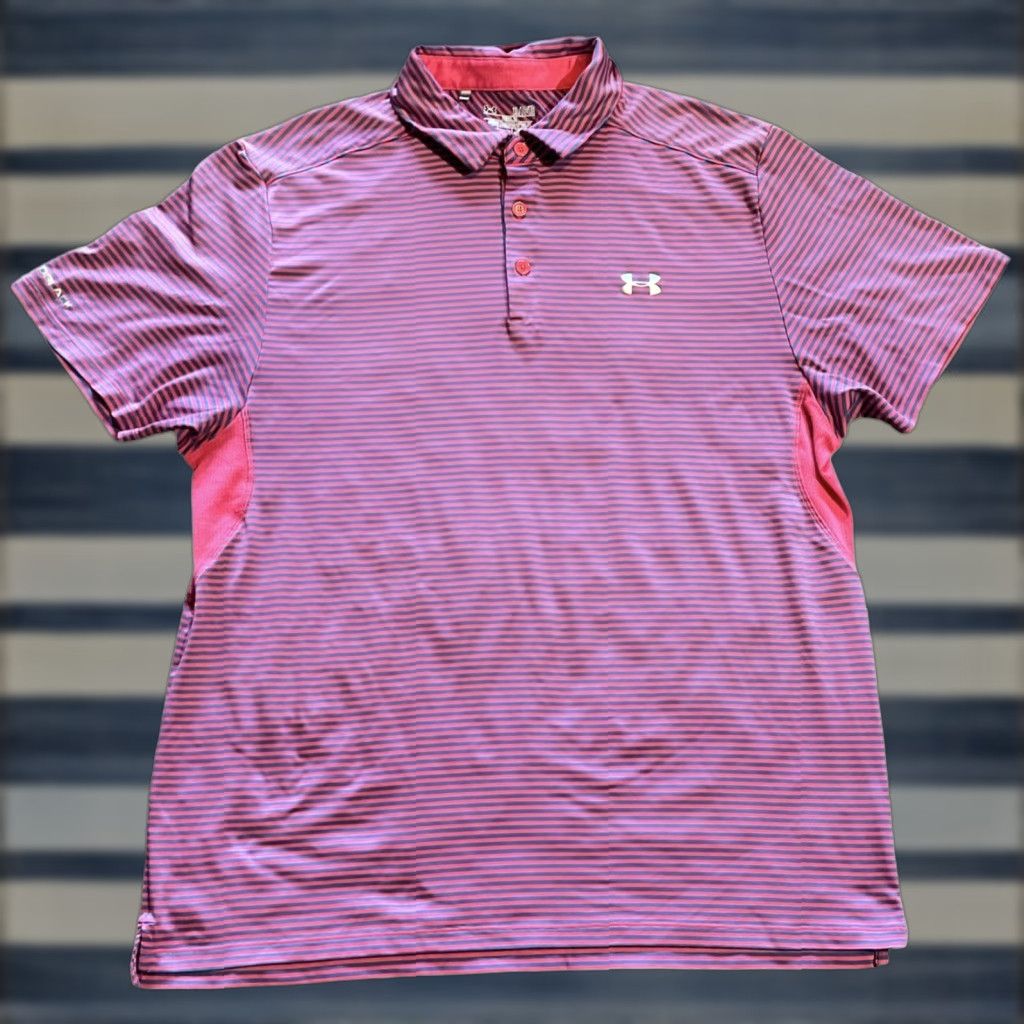 Under Armour VINTAGE? No. Under armour Golf Polo Shirt Gray Red Striped 2 Men's XL Short Sleeve Polo Shirt Womens? Mens XL Short Sleeve Under Armour & Puma? Size US XL / EU 56 / 4 - 1 Thumbnail