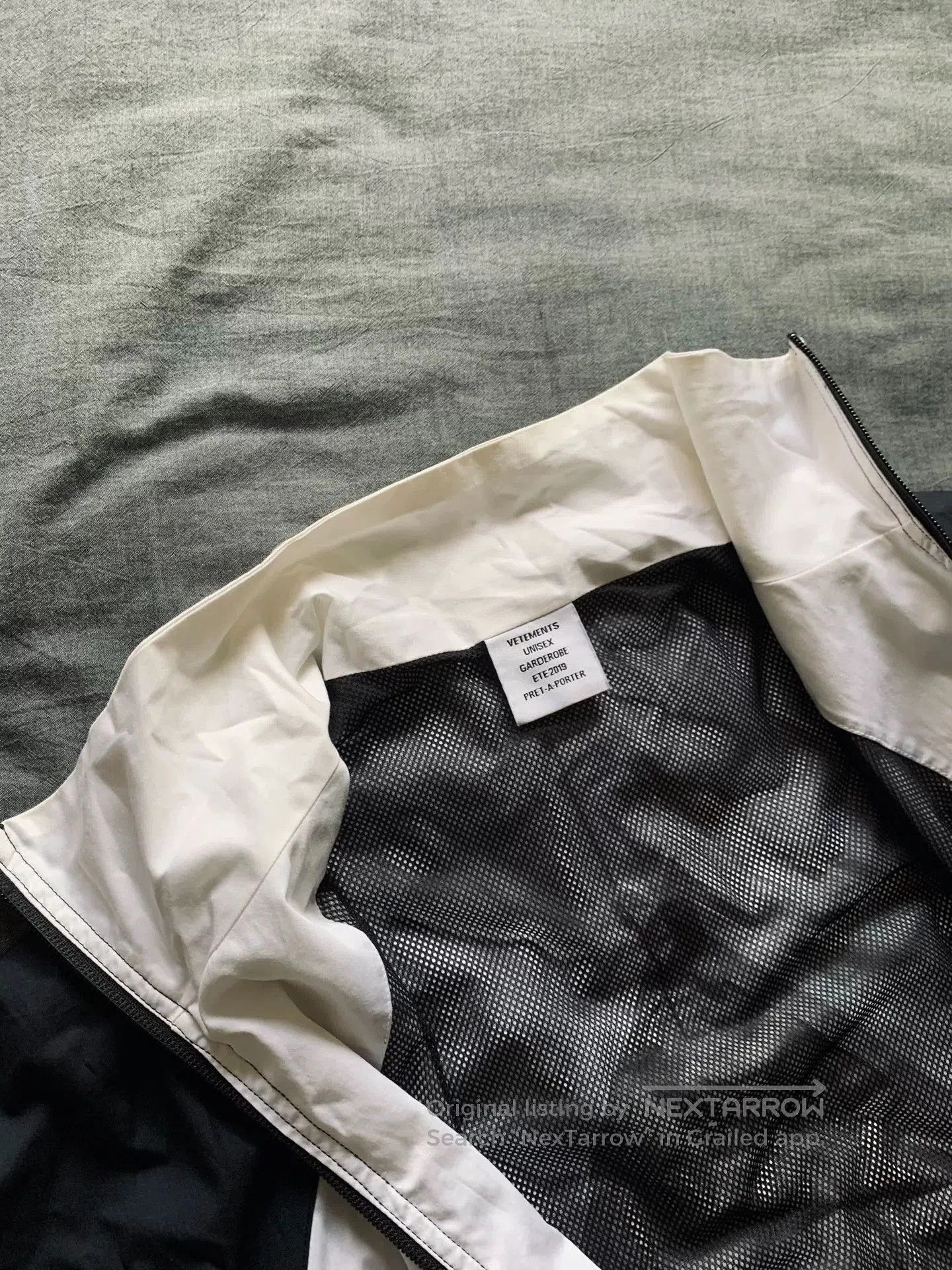 Vetements Vetements Black White Gray Print Coach Jacket. Size US M / EU 48-50 / 2 - 5 Thumbnail