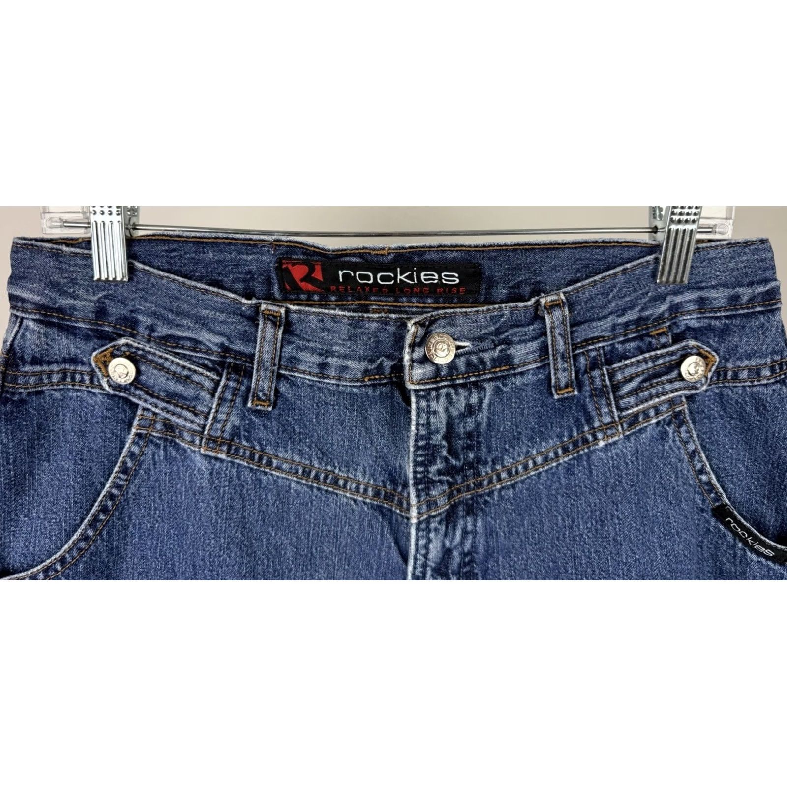Vintage VINTAGE Rockies Jeans Womens 31x29 ACTUAL Relaxed High Rise 90s Cowboy Western Denim Jeans Women Size 24" / US 00 / IT 34 - 5 Thumbnail