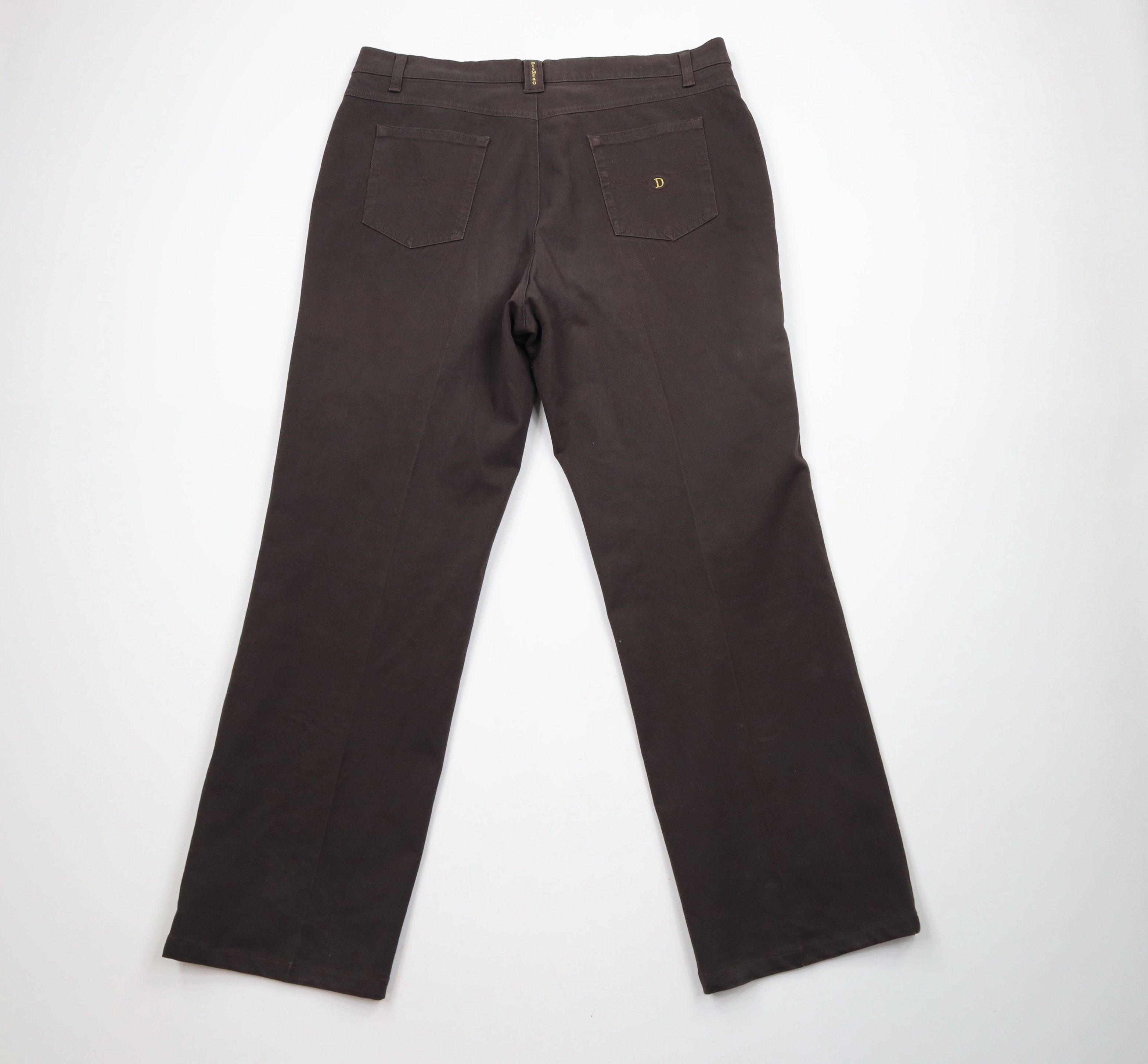 Vintage Vintage Y2K Streetwear Stretch Wide Leg Chino Pants Brown Size US 36 / EU 52 - 11 Thumbnail
