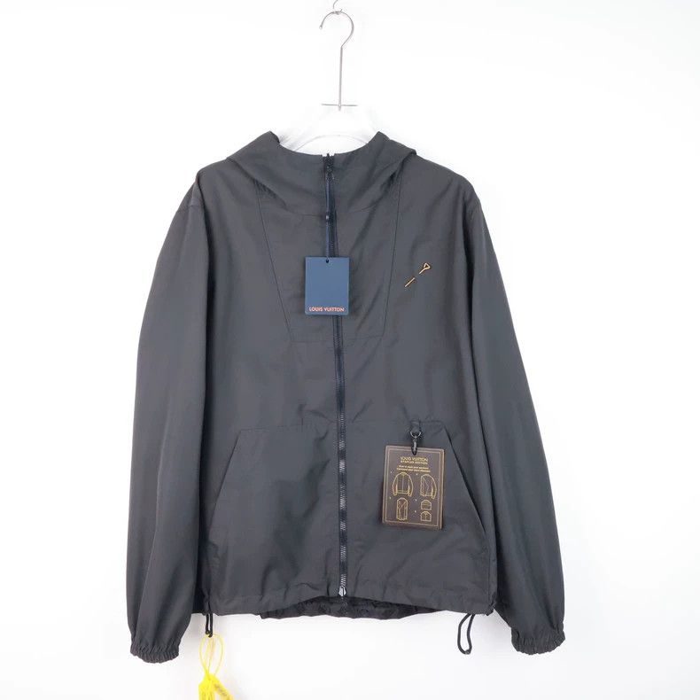 Louis Vuitton Logo-printed reversible windproof casual hoo