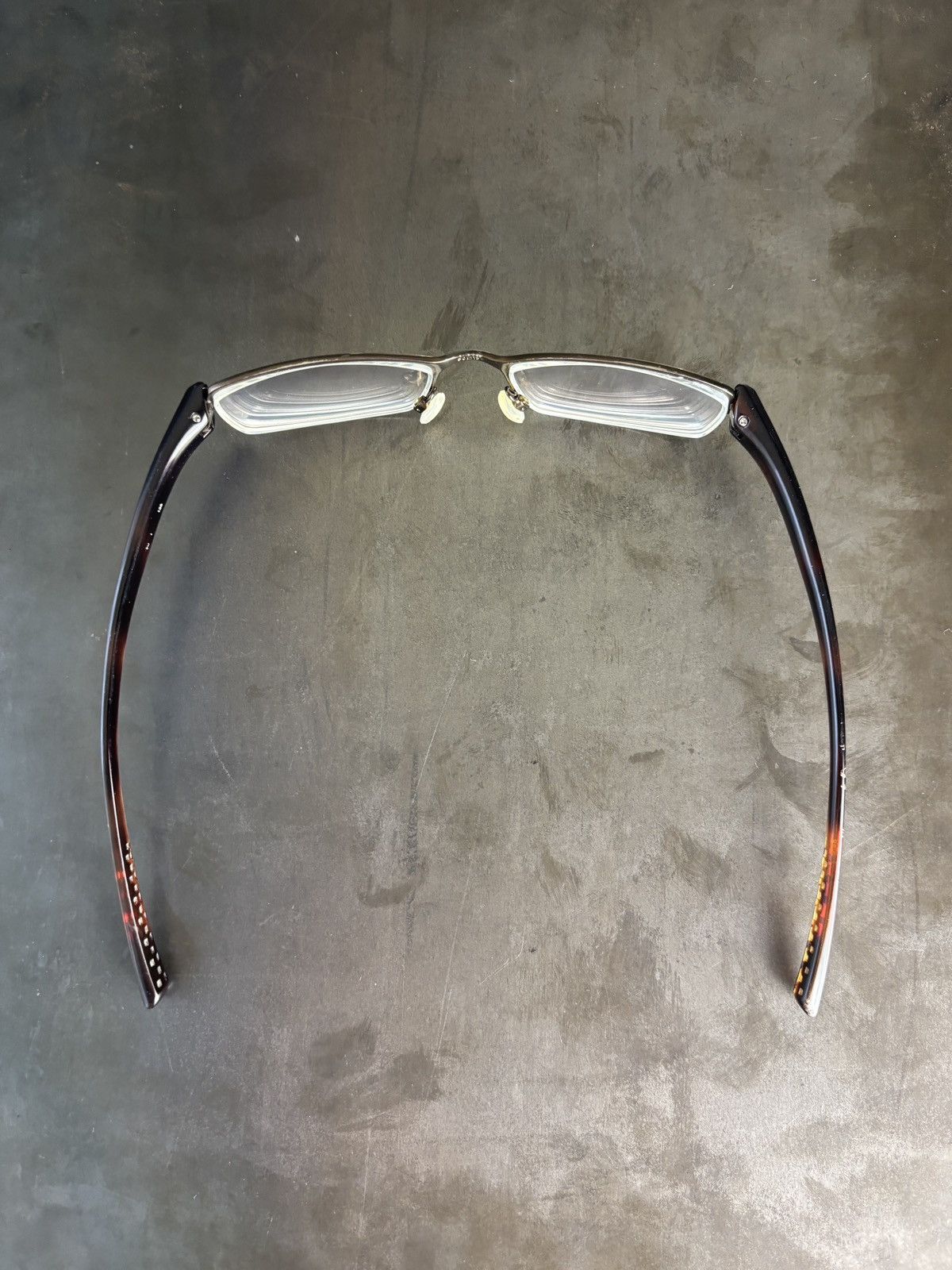 Nike × Vintage 2000s Nike Frames Eyeglasses Vintage Nike Swoosh Half Rim Size ONE SIZE - 11 Thumbnail