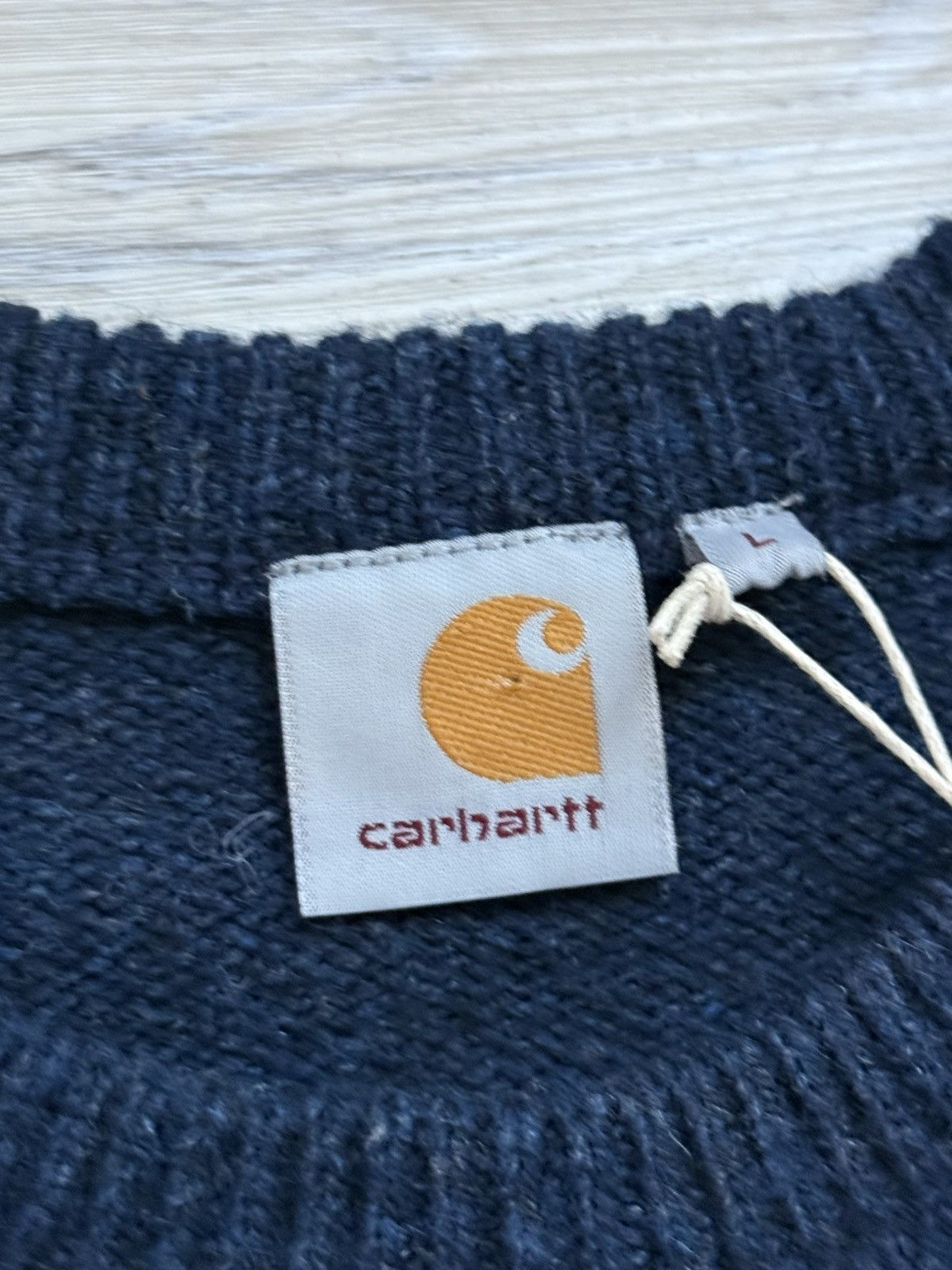 Carhartt Carhartt Striped Wade Wool Sweater Size US L / EU 52-54 / 3 - 4 Thumbnail