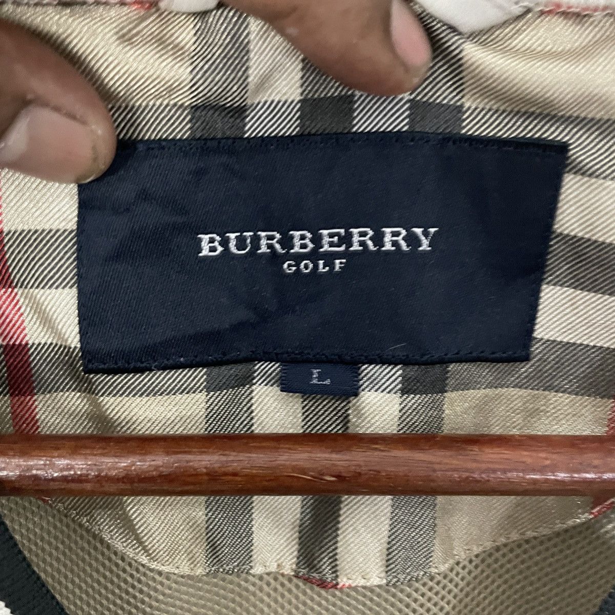 Burberry Burberry Golf Big Logo Sleeveless Jacket Size US L / EU 52-54 / 3 - 5 Thumbnail