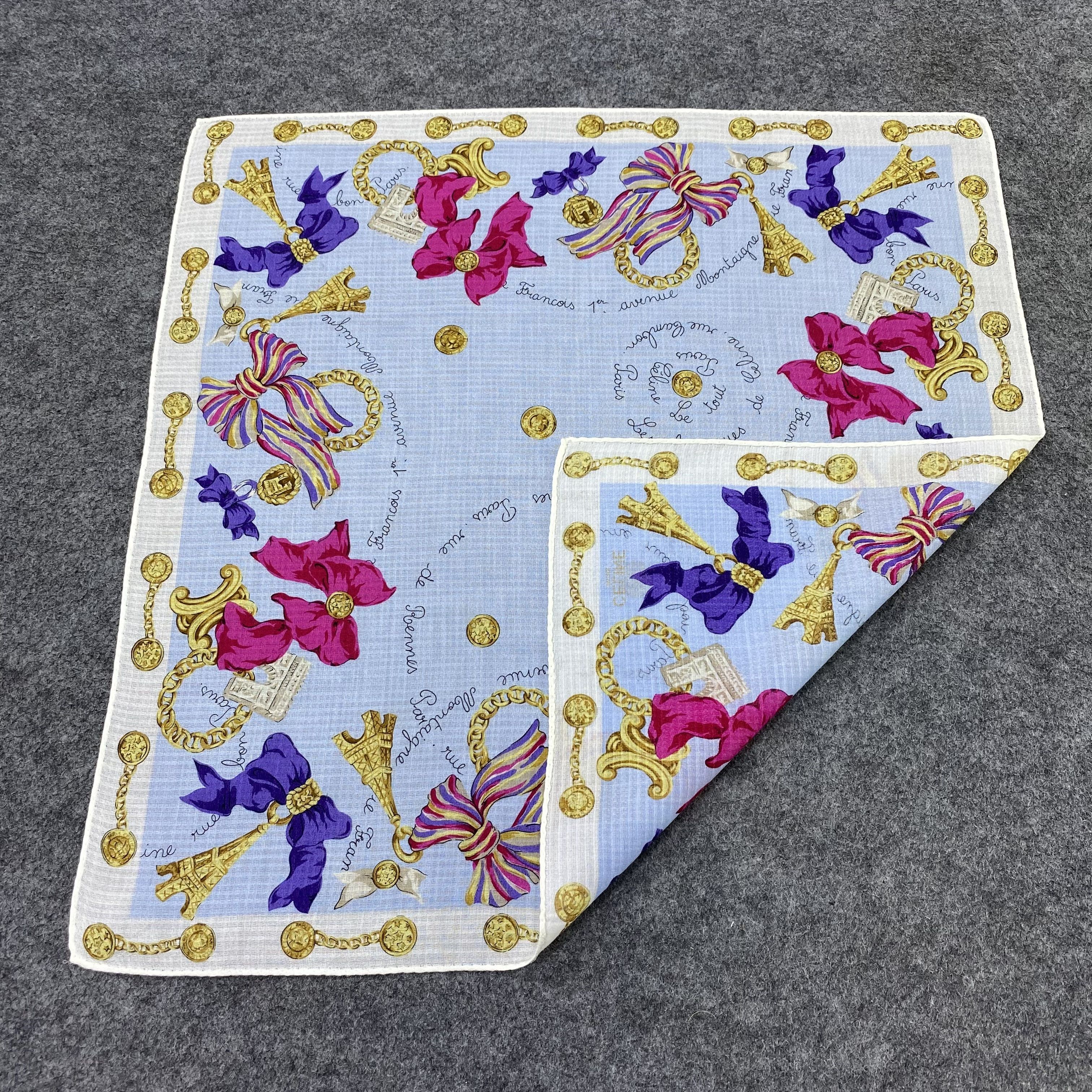 Celine Celine Handkerchief Neckerchief Bandana-B1988 Size ONE SIZE - 5 Thumbnail