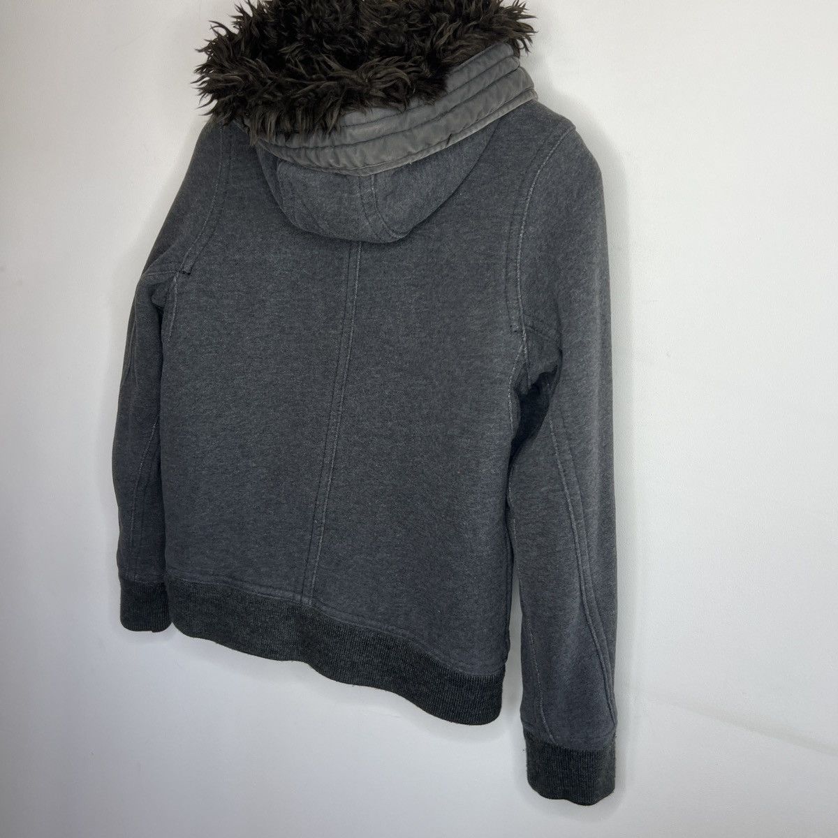 Abercrombie & Fitch × If Six Was Nine × Le Grande Bleu (L.G.B.) ABERCROMBIE FAUX FUR ZIPPER HOODIE JAPANESE I6W9 LGB STYLE Size M / US 6-8 / IT 42-44 - 9 Thumbnail