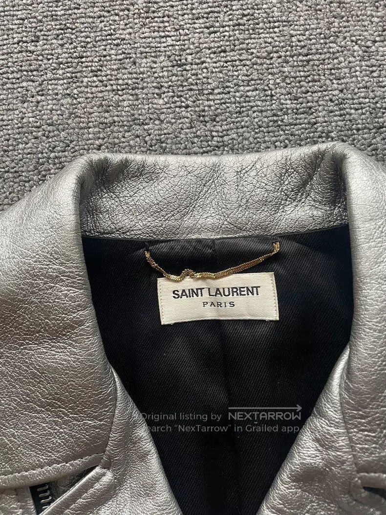 Saint Laurent Paris Saint Laurent Paris Leather Jacket Size XS / US 0-2 / IT 36-38 - 4 Thumbnail