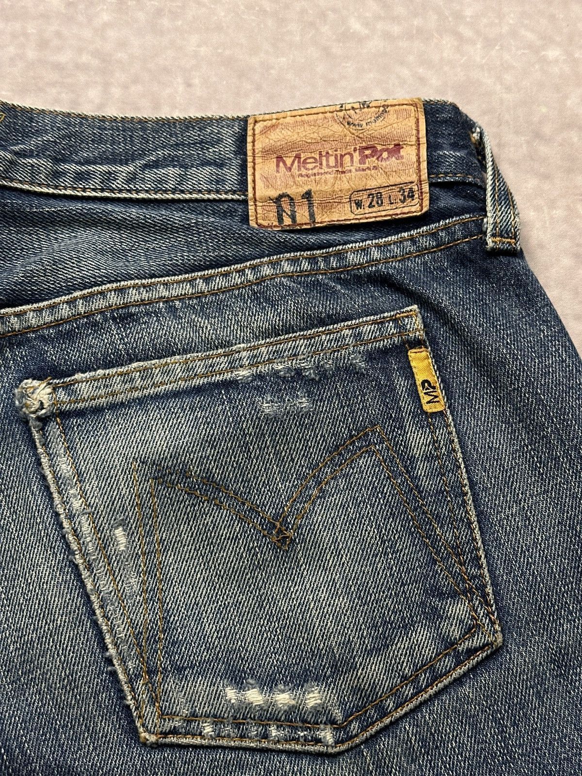 Vintage Mudwash LGB IfSixWasNine Style Flared Denim Jeans