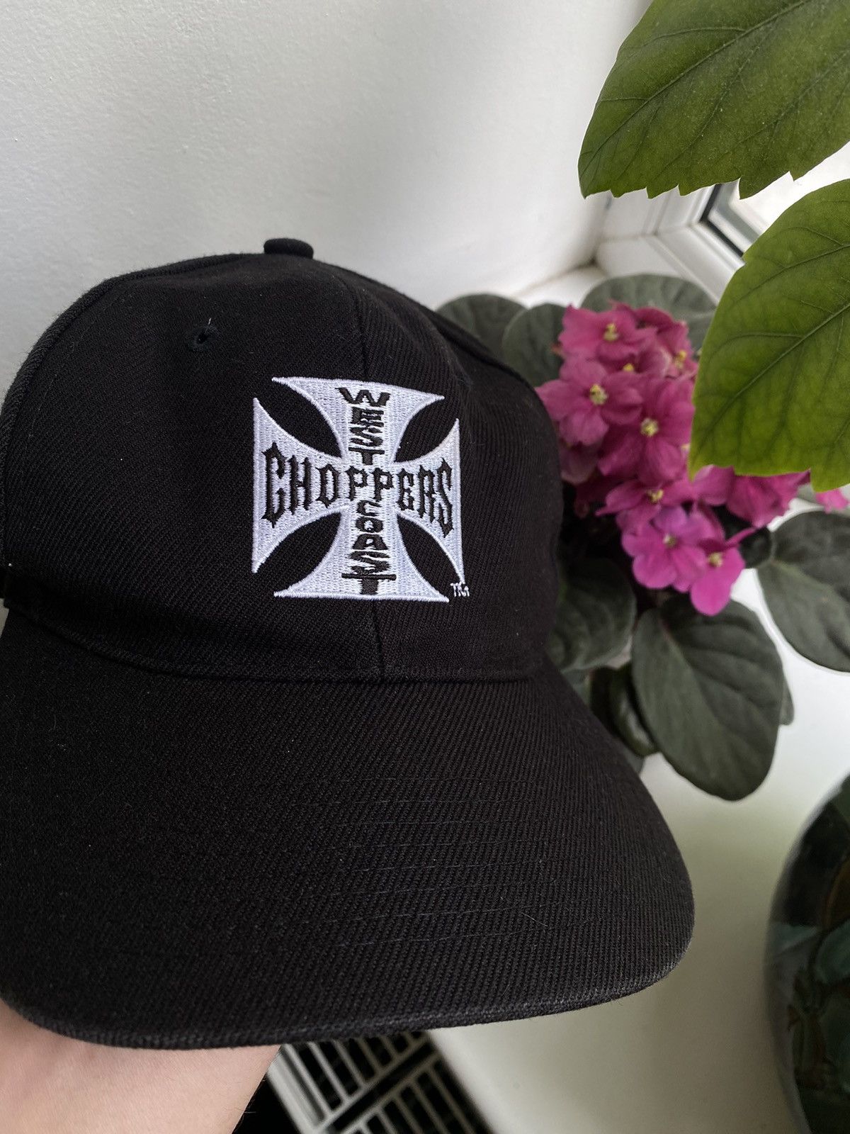 Vintage × West Coast Choppers West Coast Choppers Hat Cap Black Vintage Size ONE SIZE - 1 Thumbnail