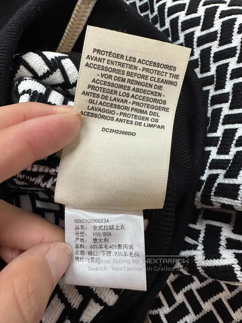 Hermes Hermes Black and White Jacket Size XXS / US 00 / IT 34 - 5 Thumbnail