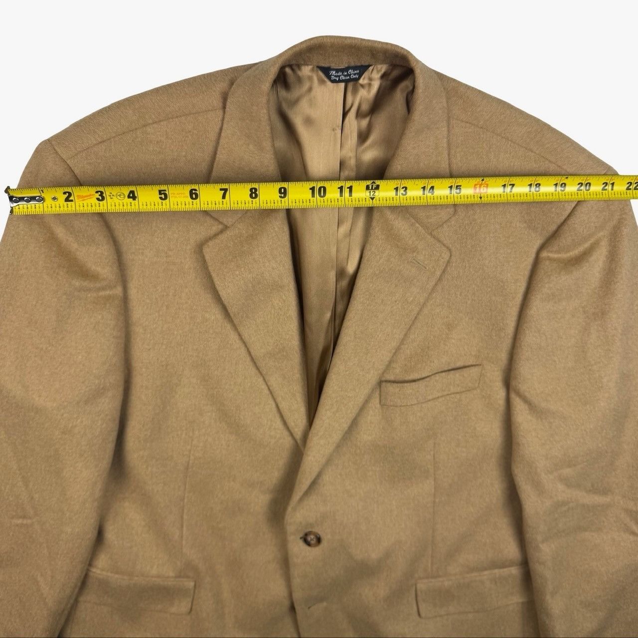 Bill Blass Bill Blass Men's 100% Camelhair 2-Button Blazer Jacket Brown Size 46R - 8 Thumbnail