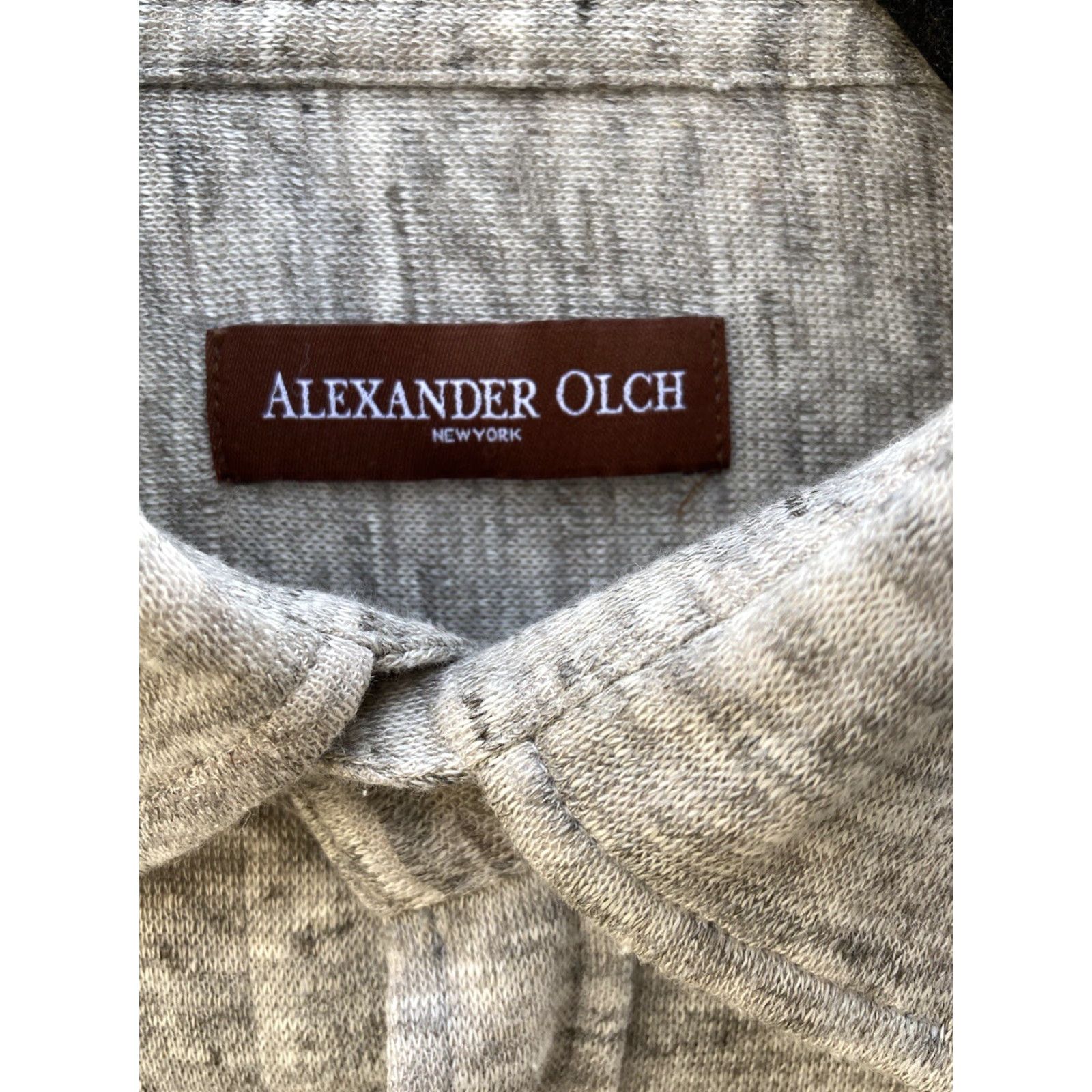 Vintage Alexander Olch Gray Button-Down Shirt Men’s Small Regular Pockets Open Lightweight Casual Style Size US M / EU 48-50 / 2 - 2 Thumbnail