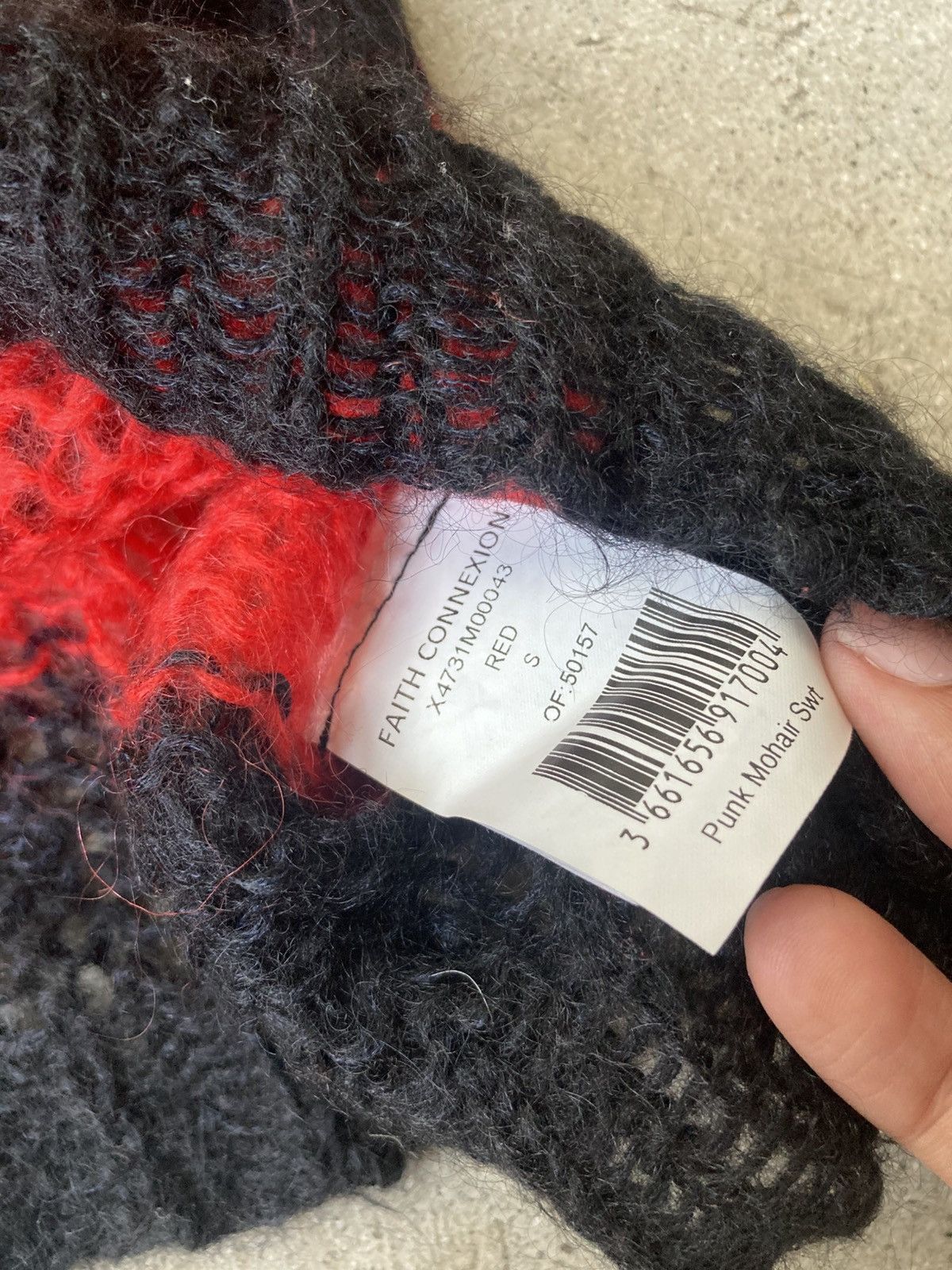 Faith Connexion Mohair Knit Striped Sweater | Grailed