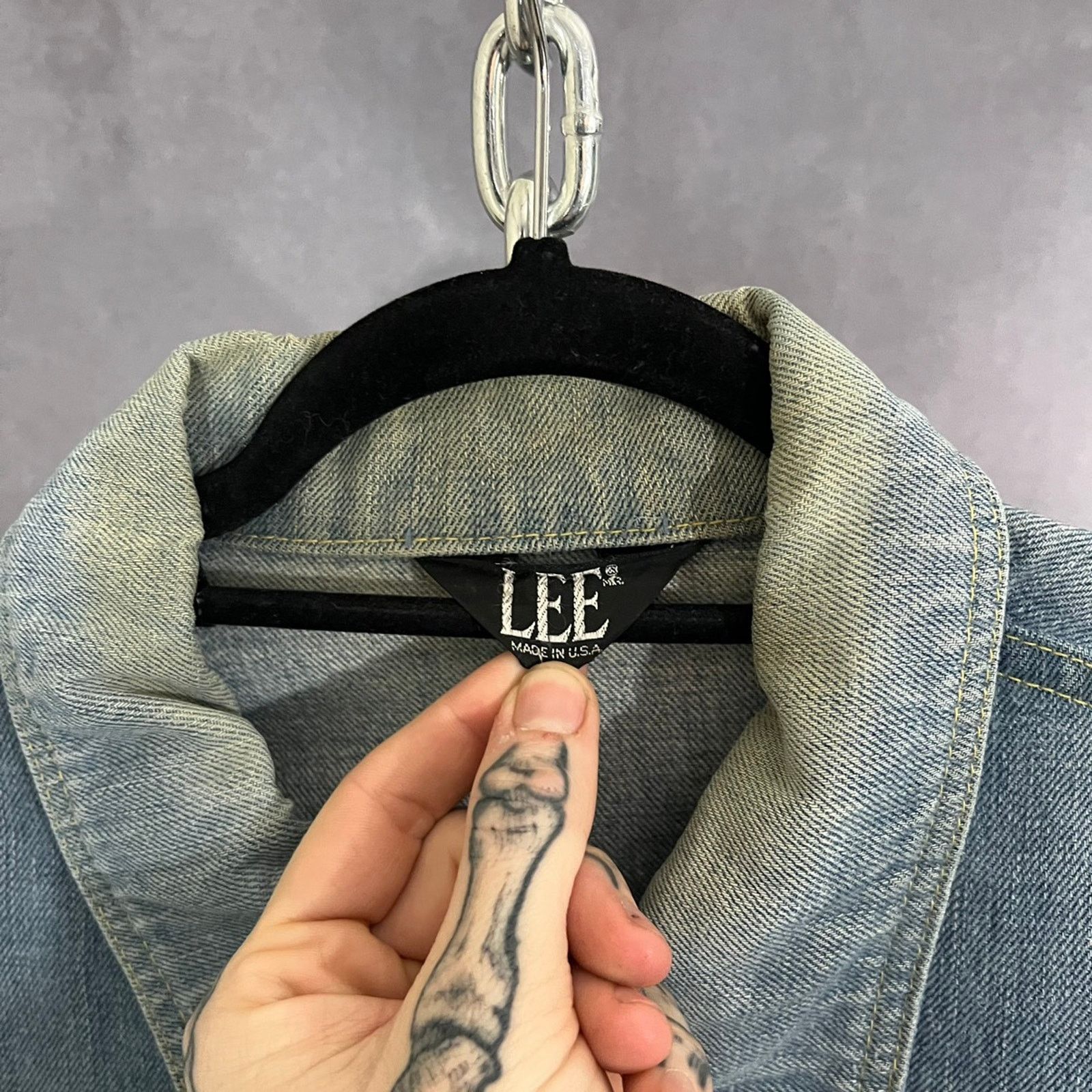 Lee × Vintage Vintage 70s Lee Mr denim jacket Mercury dime buttons Size US L / EU 52-54 / 3 - 4 Thumbnail