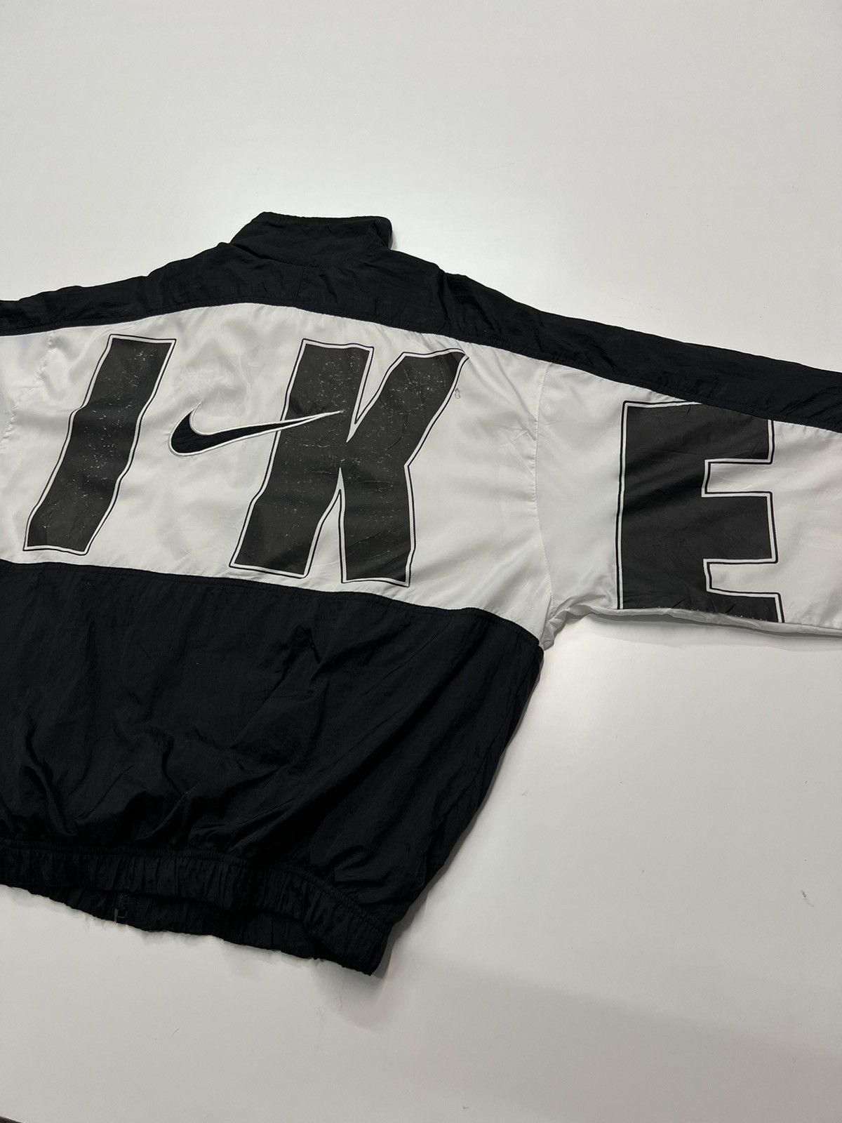 Nike 🔥VINTAGE NIKE SPELLOUT ZIPPER JACKET Size US L / EU 52-54 / 3 - 11 Thumbnail
