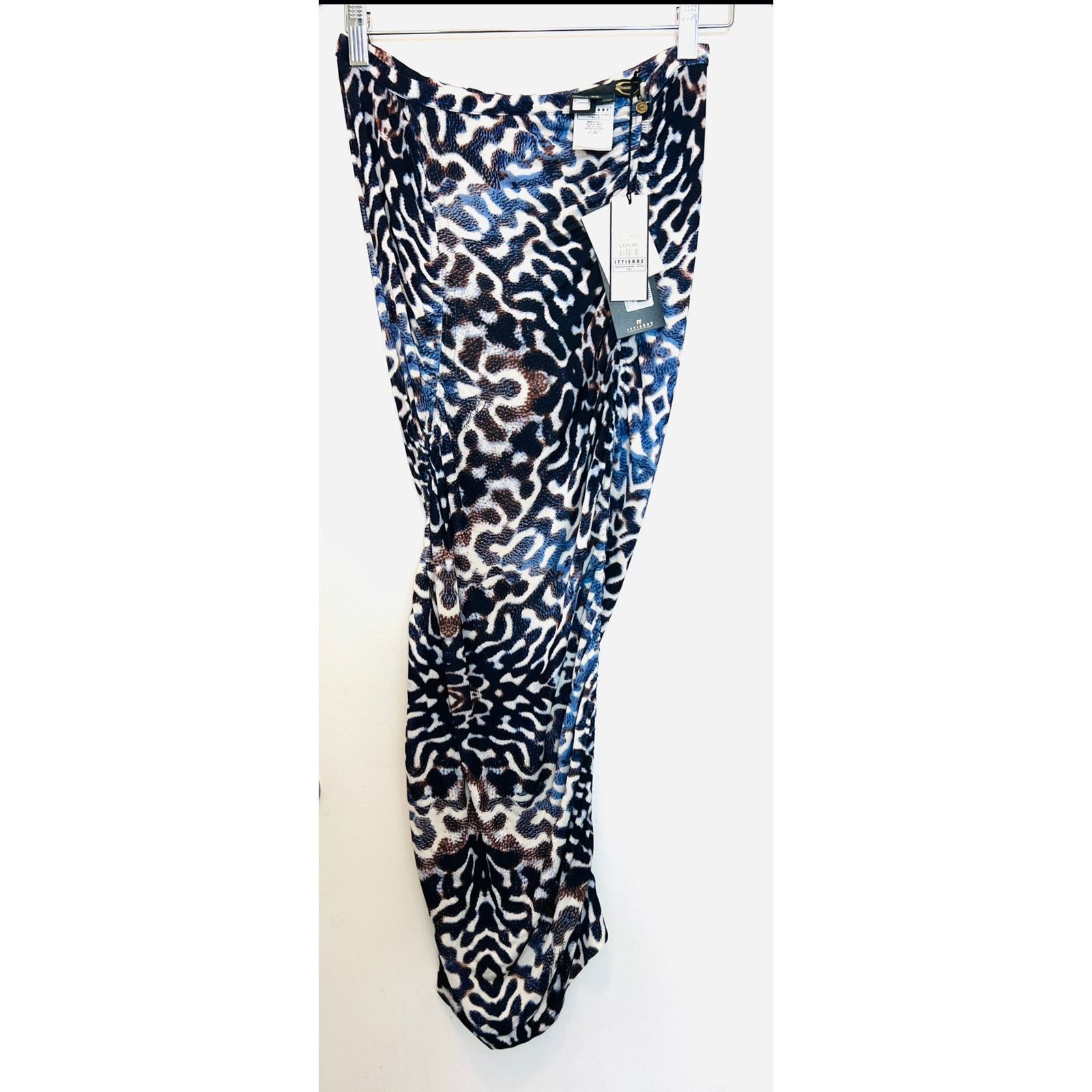 Just Cavalli Just Cavalli purple black animal print ruched skirt Sz 40 Size 27" / US 4 / IT 40 - 1 Thumbnail