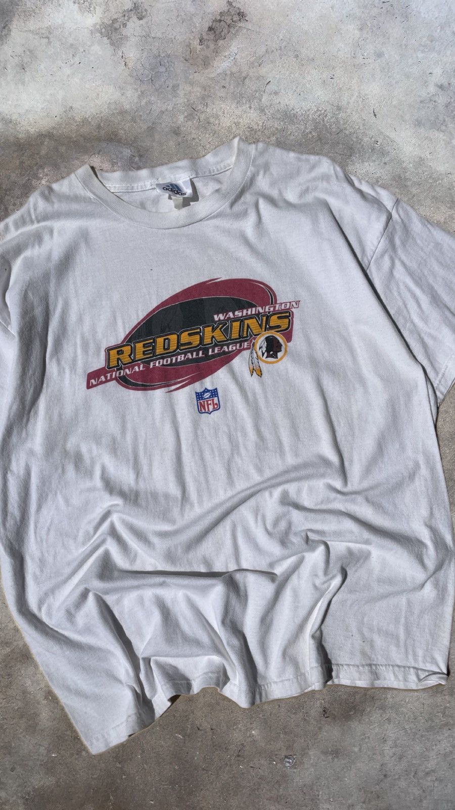 Vintage Vintage Washington Redskins Adidas NFL T Shirt Size US XL / EU 56 / 4 - 1 Preview