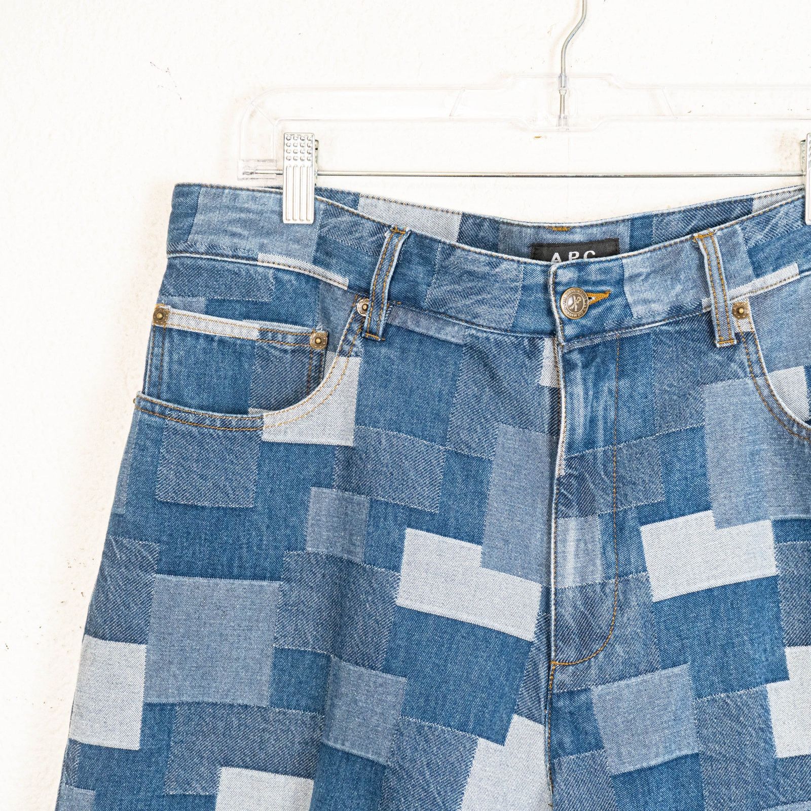 A.P.C. A.P.C. Helio Shorts High-rise Denim Patchwork size Large Size US 34 / EU 50 - 8 Thumbnail