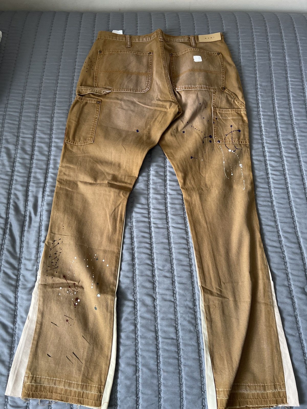 MNML MNML LA Flare Splattered Denim Size US 34 / EU 50 - 3 Thumbnail